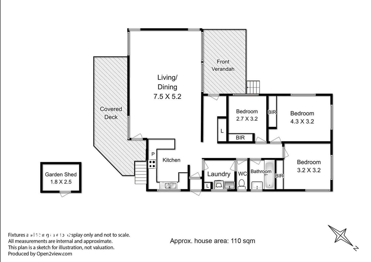 Floorplan of Homely house listing, 1/88 Main Street, Huonville TAS 7109
