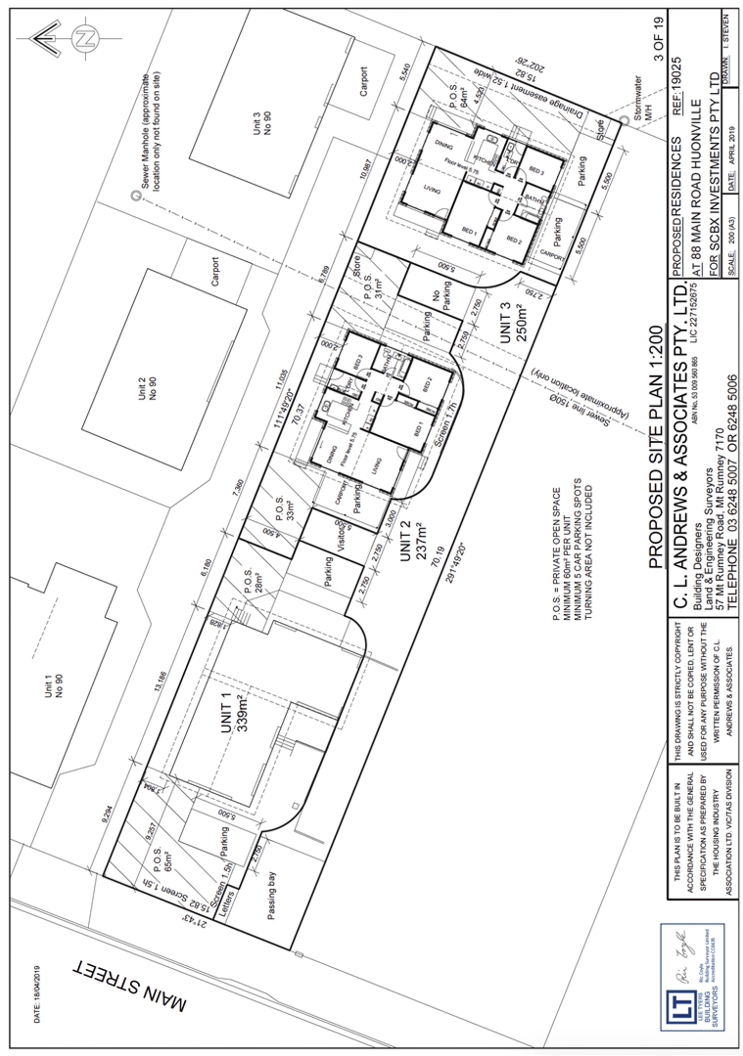 Floorplan of Homely unit listing, Unit 2/88 Main Street, Huonville TAS 7109