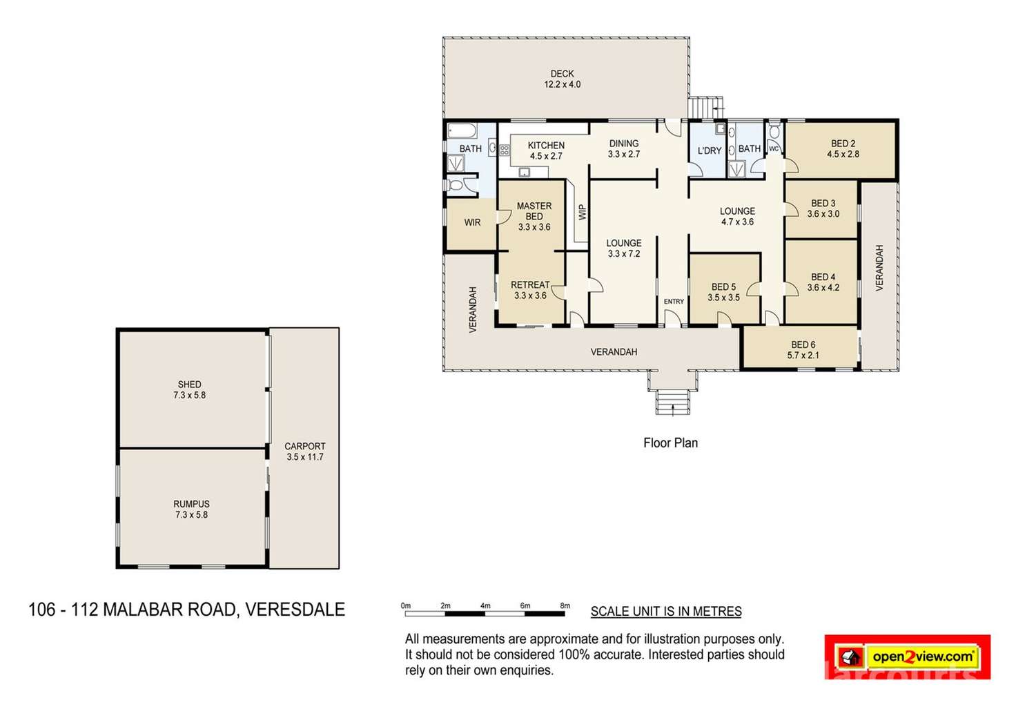 Floorplan of Homely house listing, 106-112 Malabar Road, Veresdale QLD 4285