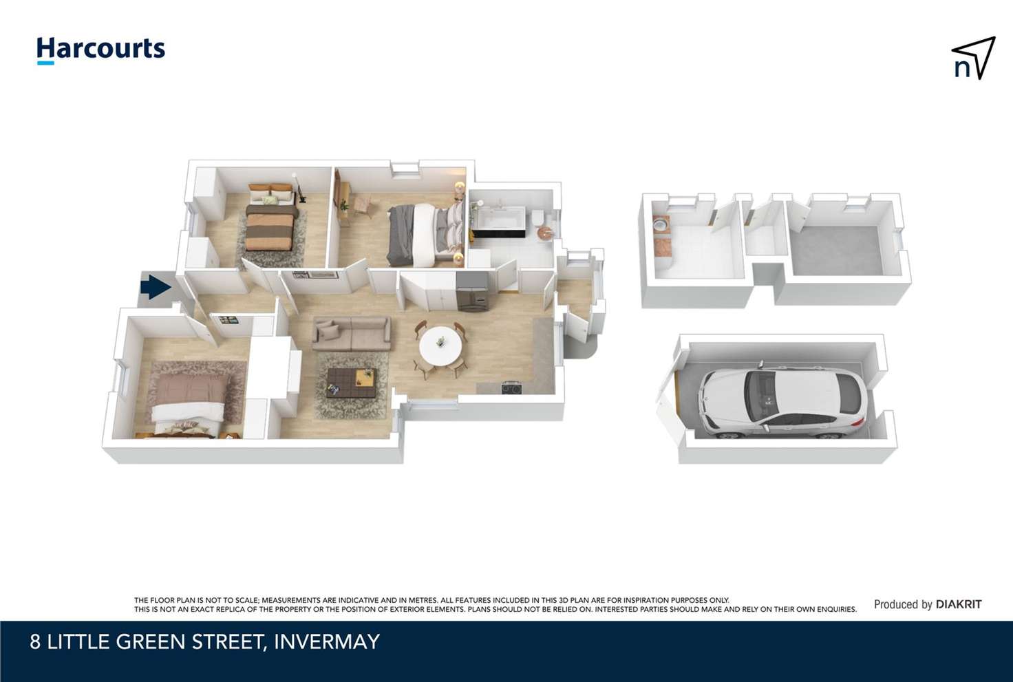 Floorplan of Homely house listing, 8 Little Green Street, Invermay TAS 7248