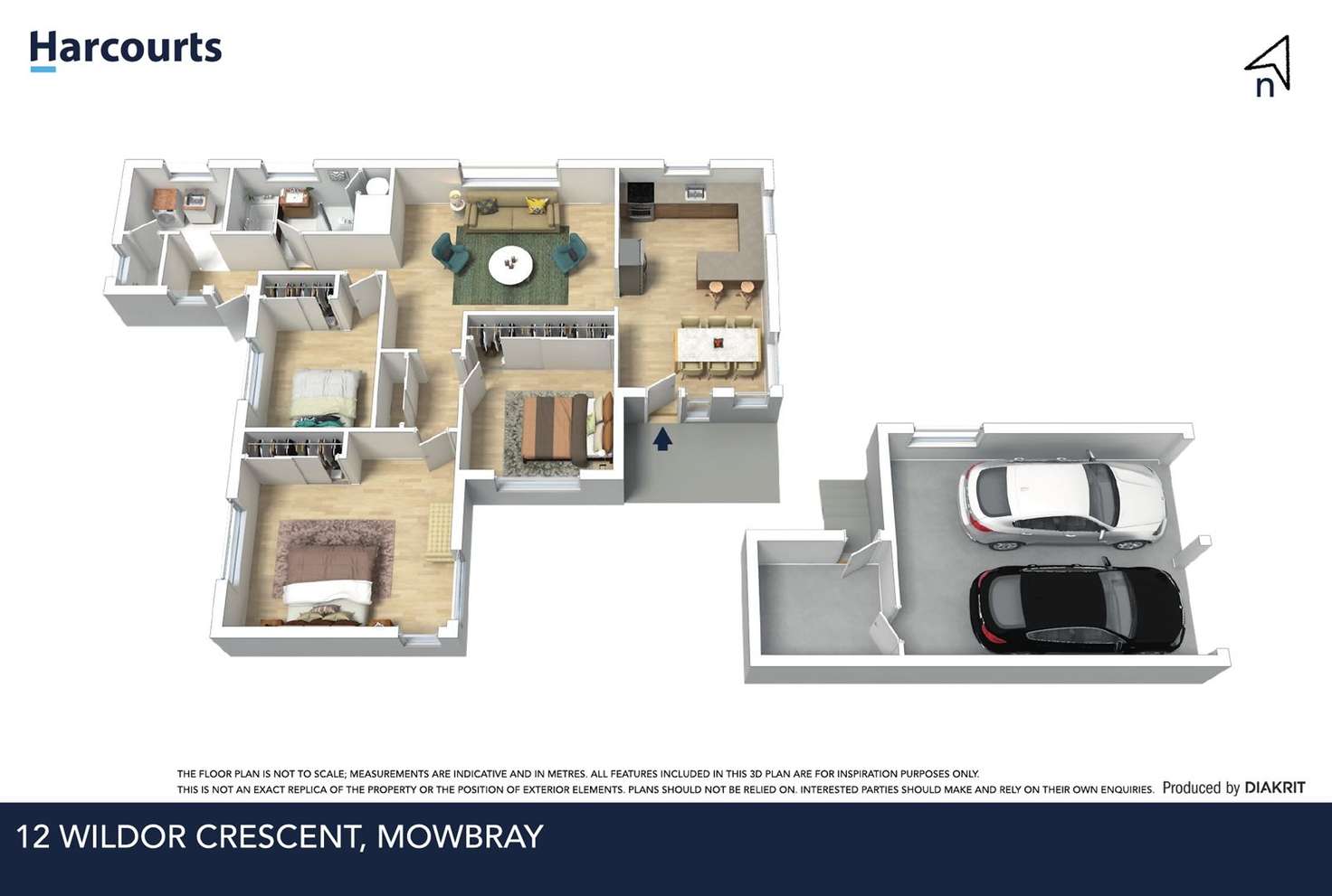 Floorplan of Homely house listing, 12 Wildor Crescent, Mowbray TAS 7248