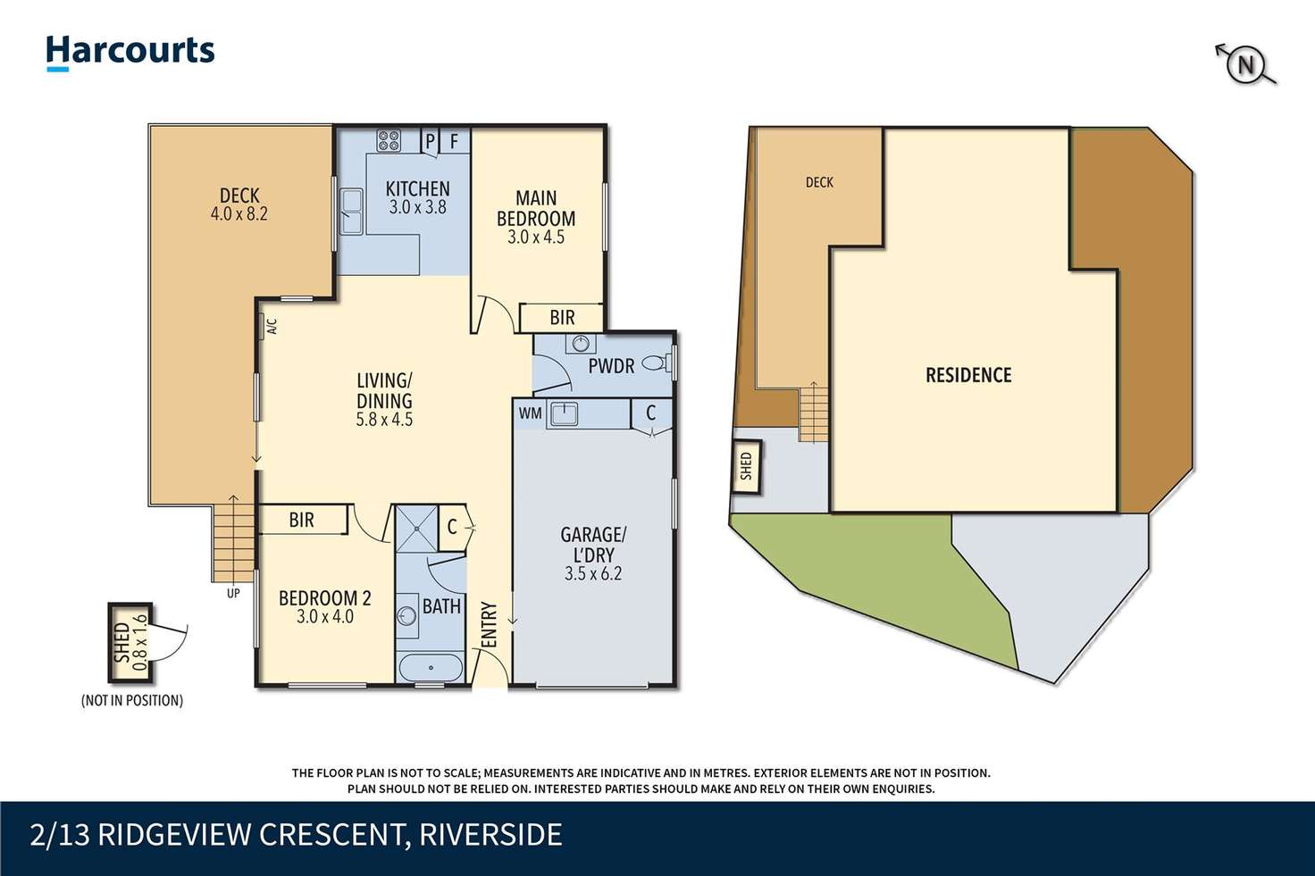 Floorplan of Homely unit listing, 2 & 3/13 Ridgeview Crescent, Riverside TAS 7250