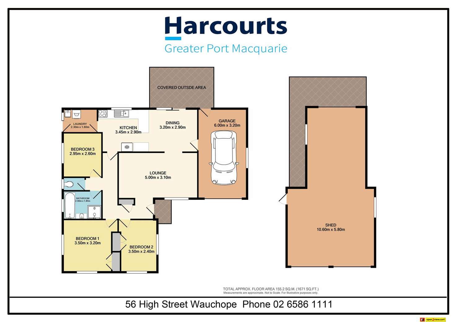 Floorplan of Homely acreageSemiRural listing, 107 Stoney Creek Road, Wauchope NSW 2446