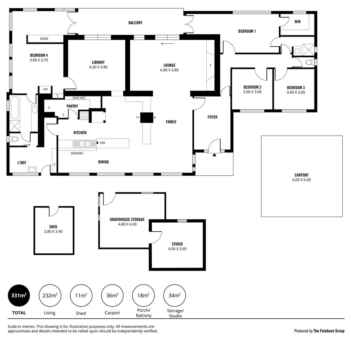 Floorplan of Homely house listing, 17 Edgeware Road, Aldgate SA 5154