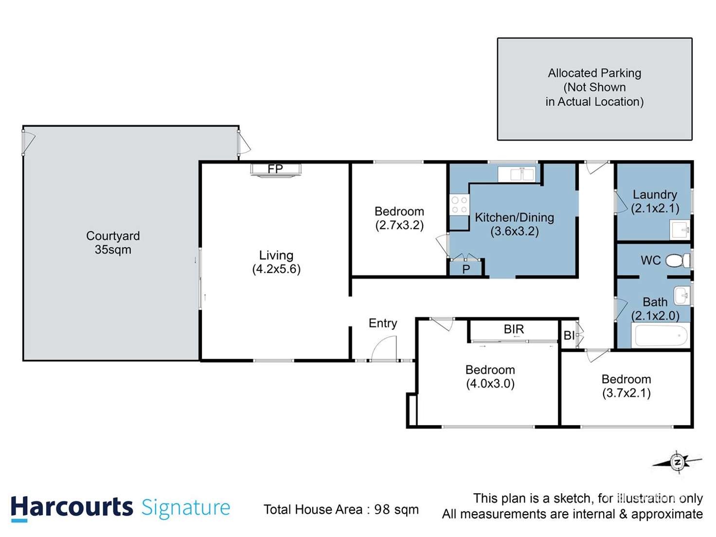 Floorplan of Homely house listing, 37 Garden Road, Moonah TAS 7009