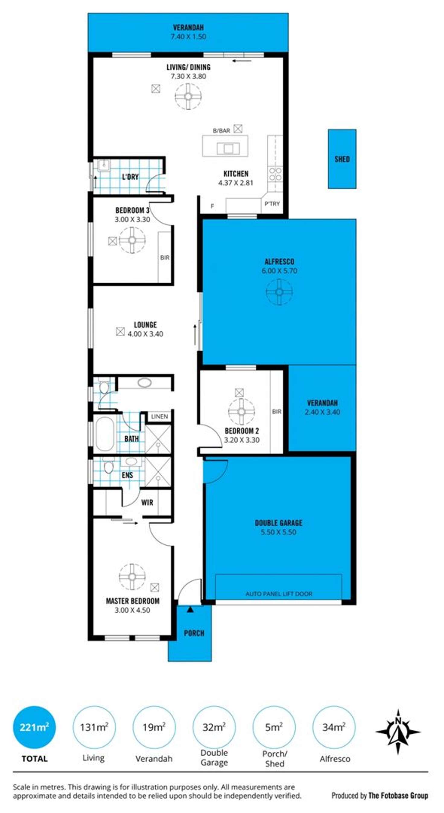 Floorplan of Homely house listing, 7B Sandpiper Chase, Mawson Lakes SA 5095