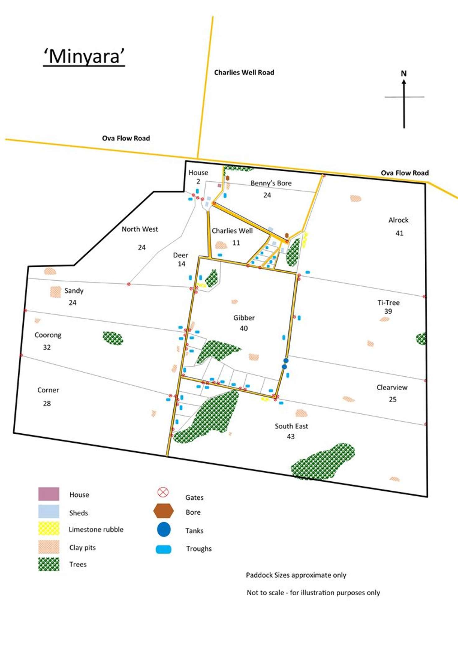 Floorplan of Homely ruralOther listing, 530 Ova Flow Road, Keith SA 5267