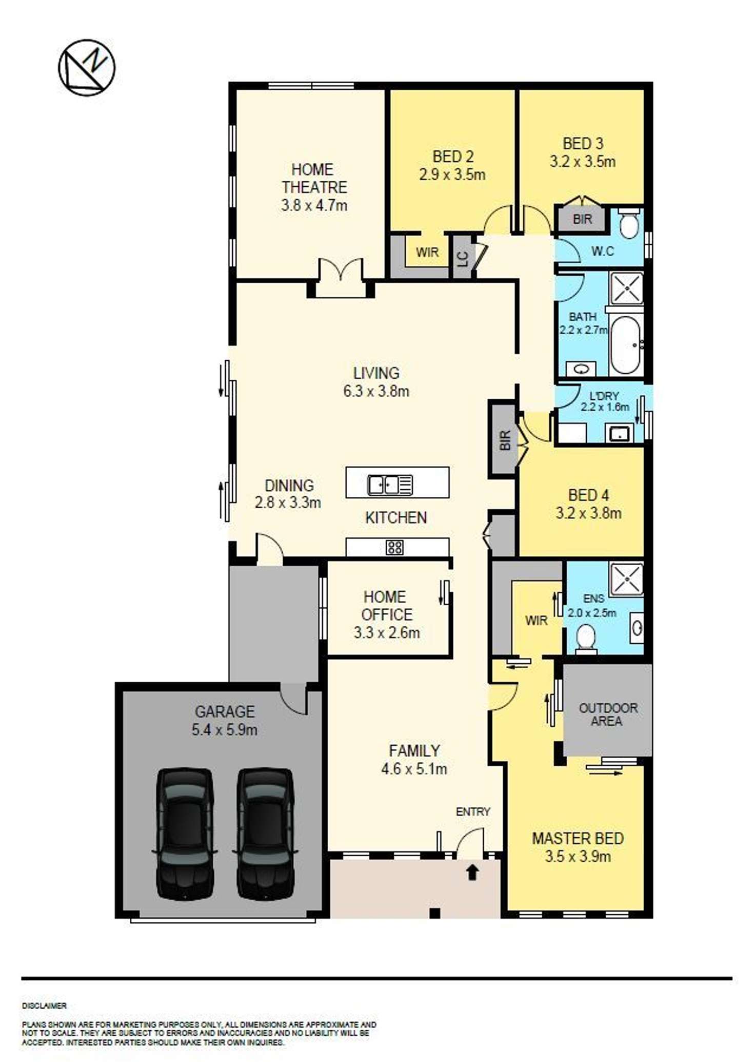 Floorplan of Homely house listing, 18 Zoe Drive, Mount Helen VIC 3350