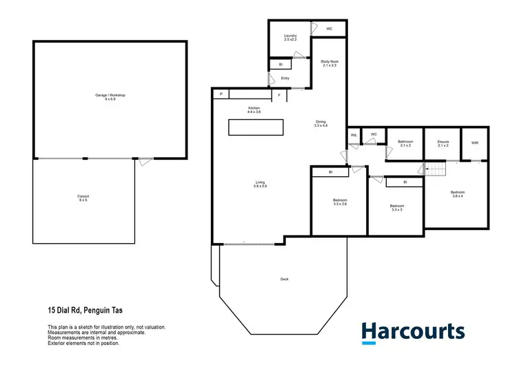 Floorplan of Homely house listing, 15 Dial Road, Penguin TAS 7316