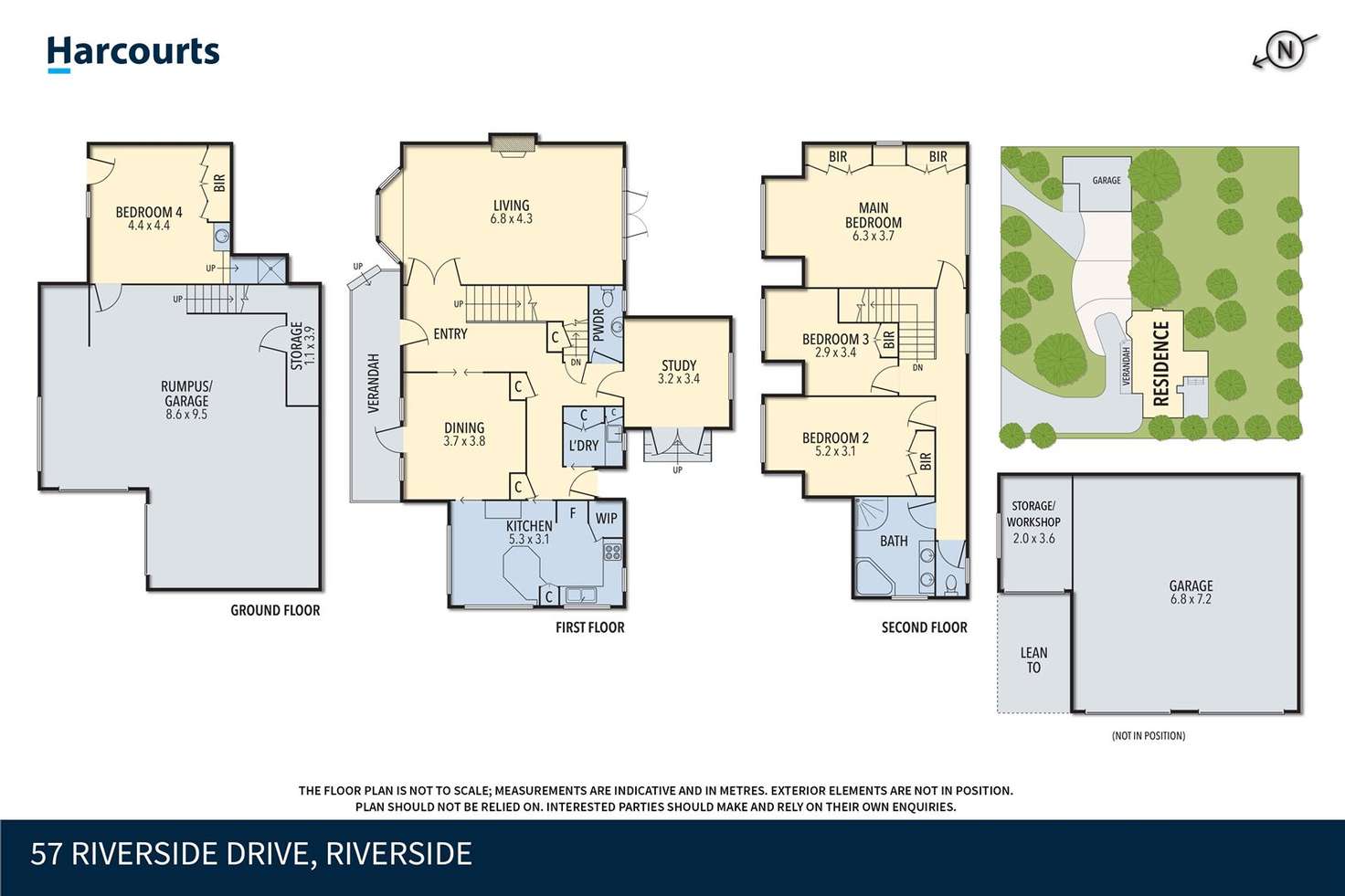 Floorplan of Homely house listing, 57 Riverside Drive, Riverside TAS 7250