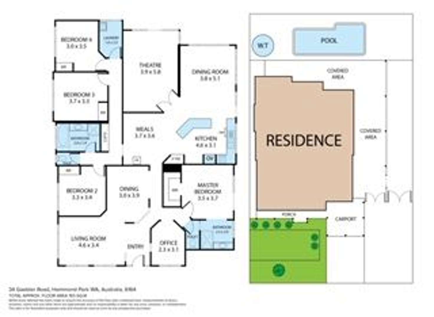 Floorplan of Homely house listing, 34 Gaebler Road, Hammond Park WA 6164