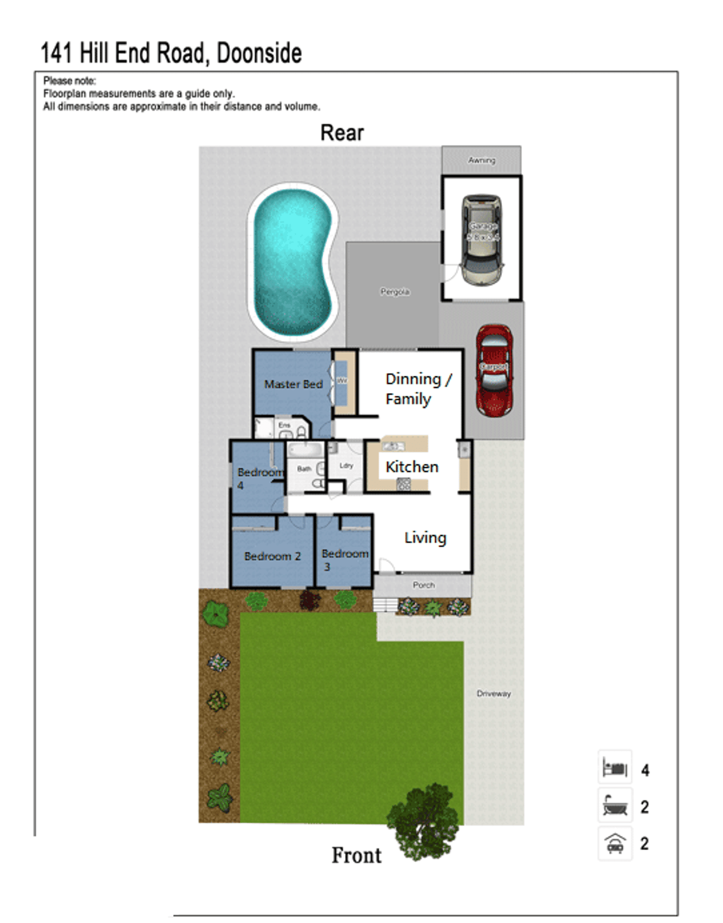 Floorplan of Homely house listing, 141 Hill End Road, Doonside NSW 2767