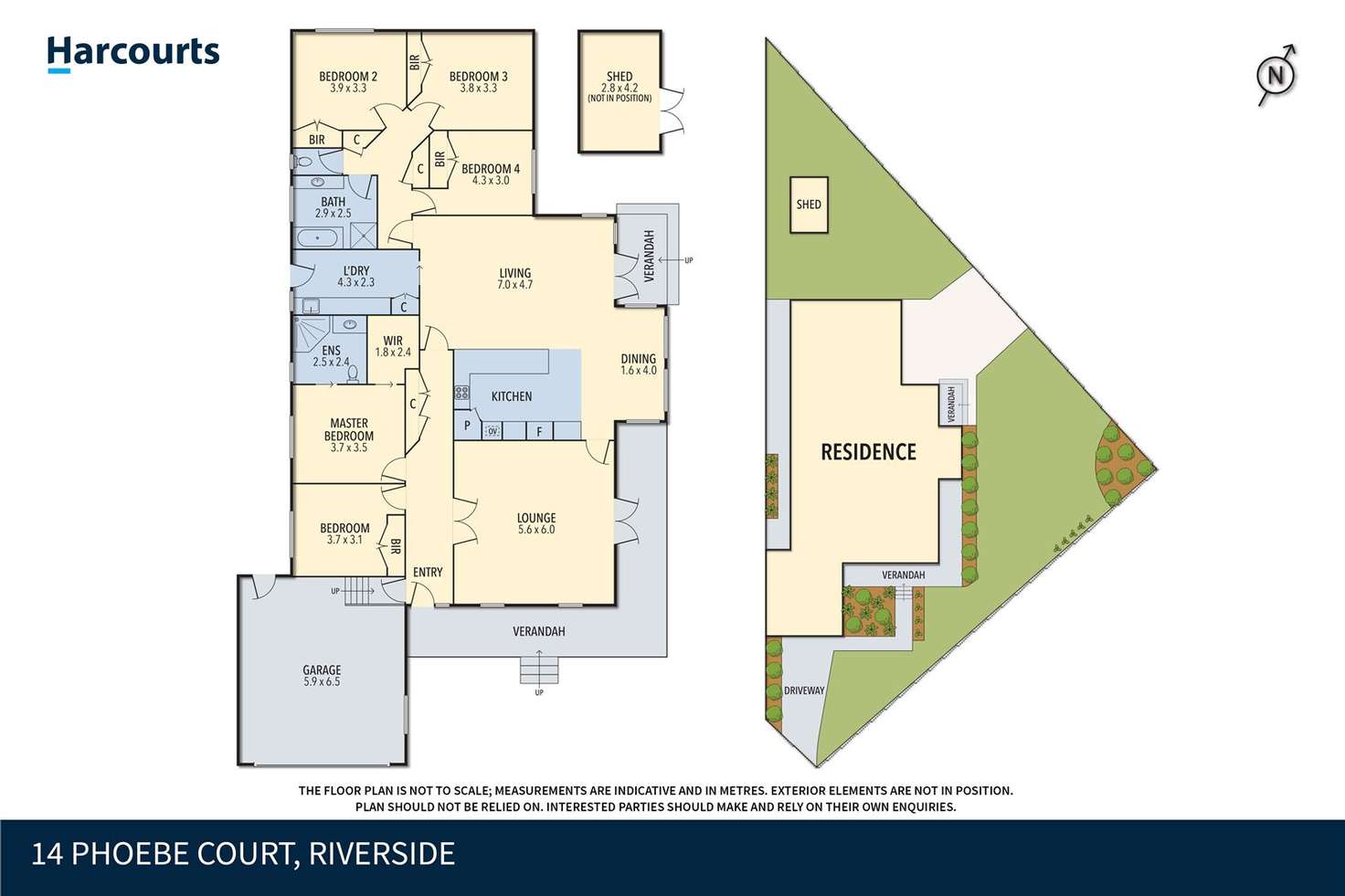 Floorplan of Homely house listing, 14 Phoebe Court, Riverside TAS 7250