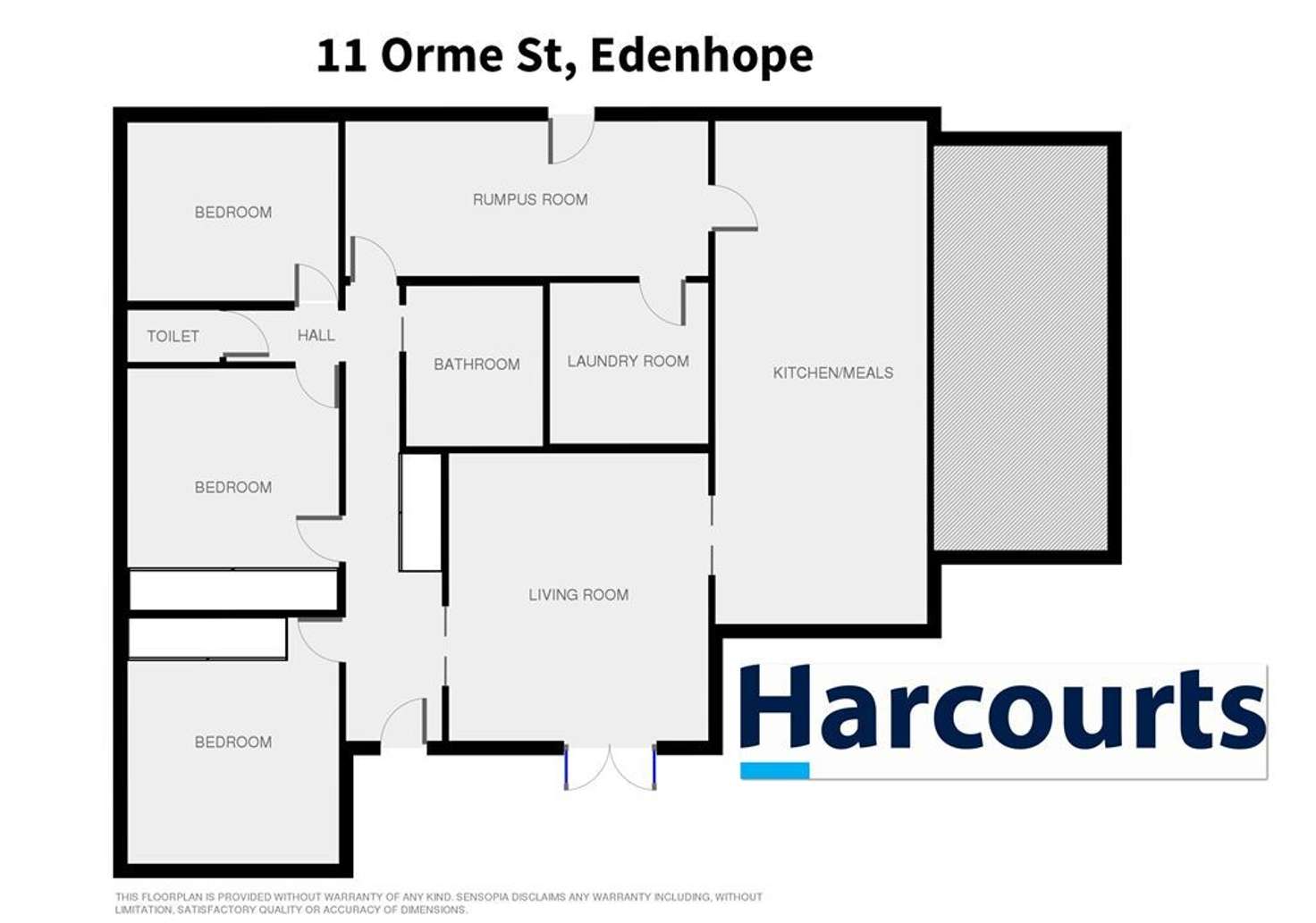 Floorplan of Homely house listing, 11 Orme Street, Edenhope VIC 3318