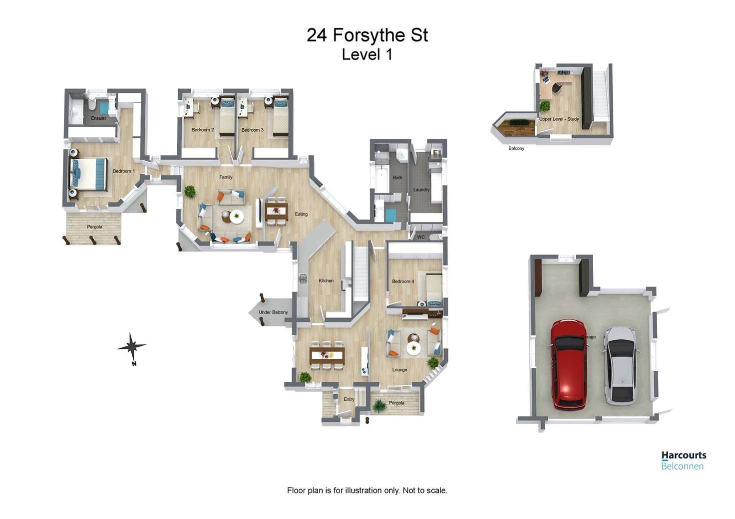 Floorplan of Homely house listing, 24 Forsythe Street, Banks ACT 2906