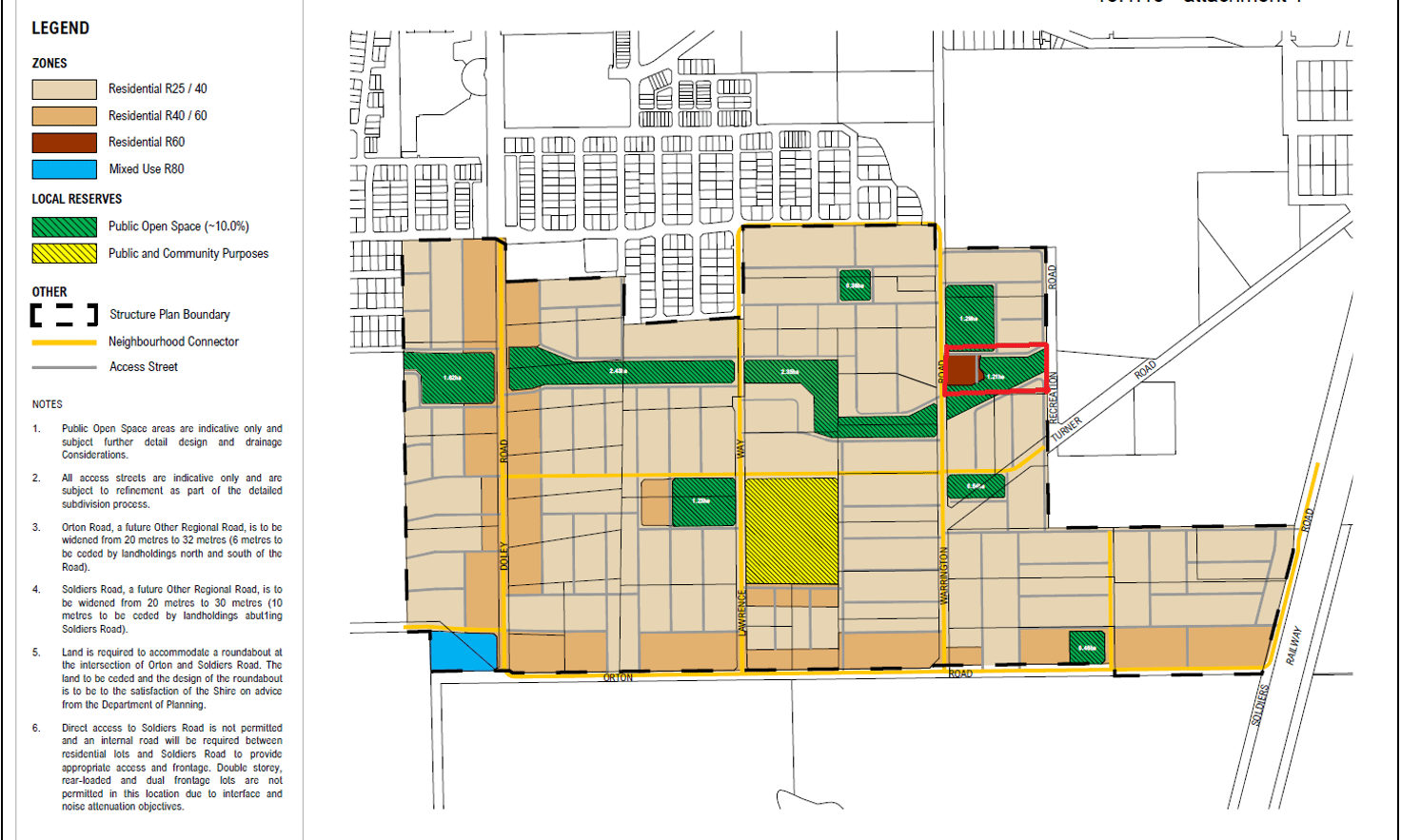 Floorplan of Homely residentialLand listing, Lot 45 Warrington Road, Byford WA 6122