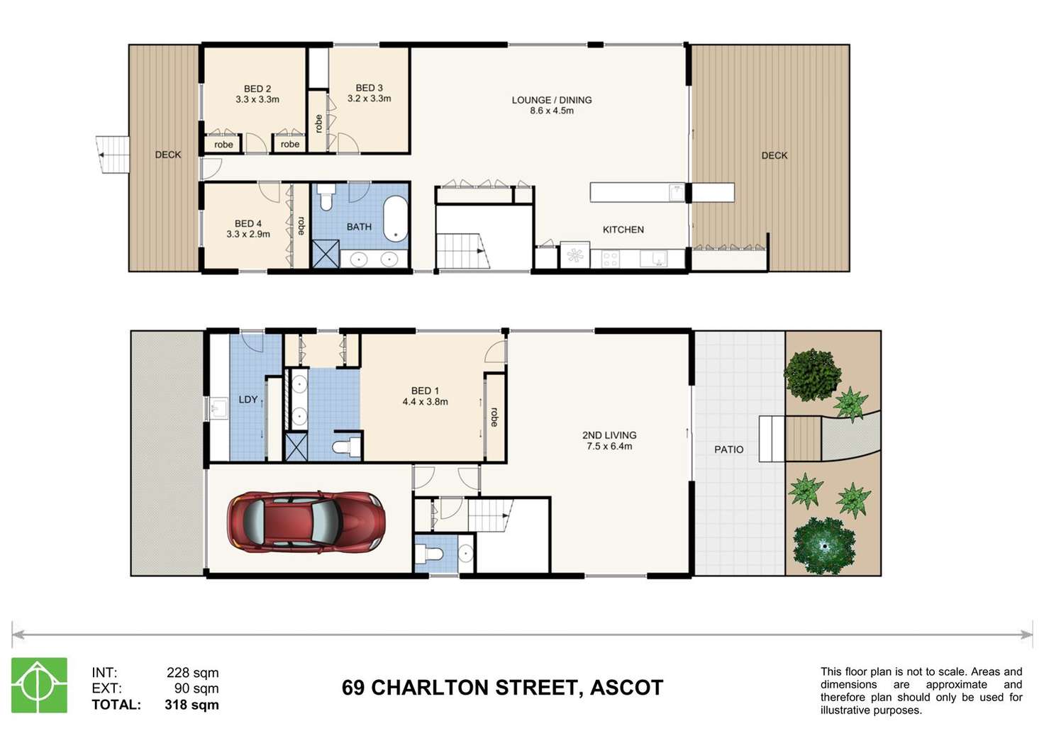 Floorplan of Homely house listing, 69 Charlton Street, Ascot QLD 4007