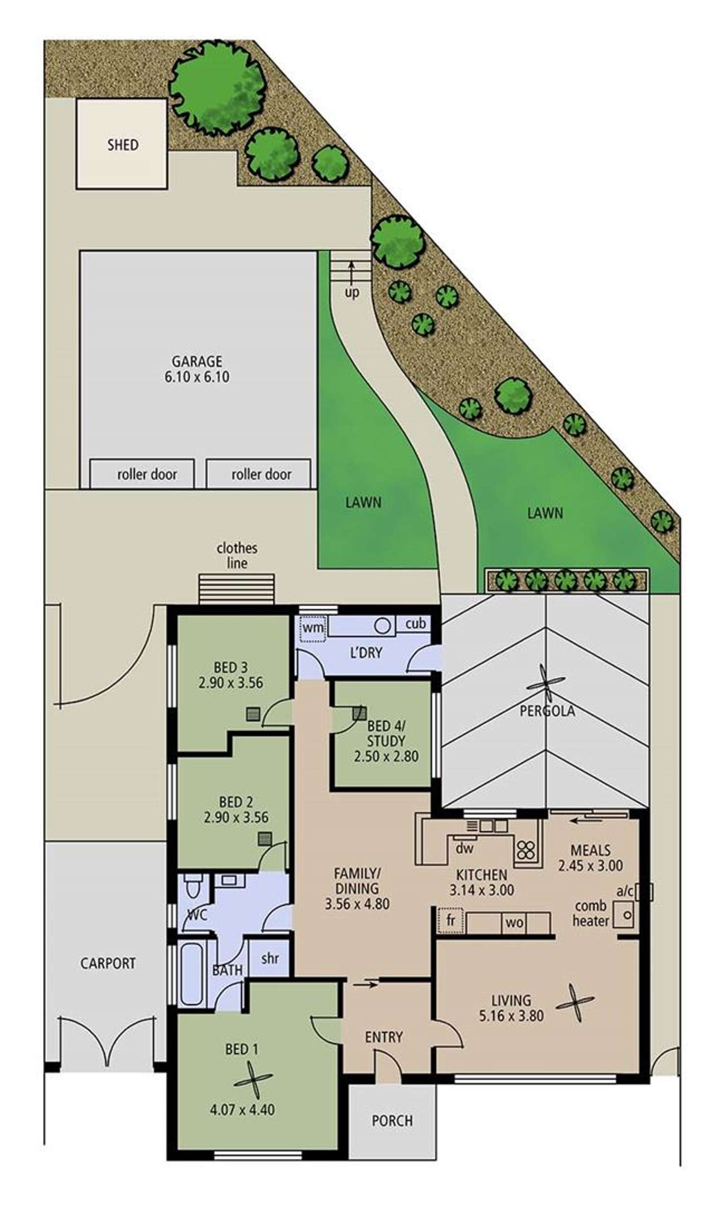 Floorplan of Homely house listing, 17 Musgrave Avenue, Aberfoyle Park SA 5159
