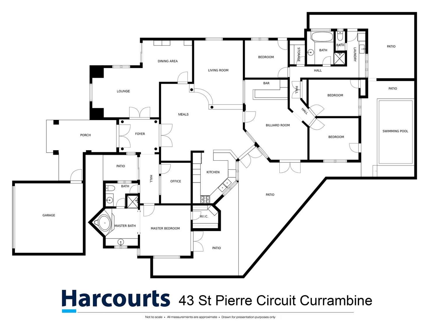 Floorplan of Homely house listing, 43 St Pierre Circuit, Currambine WA 6028