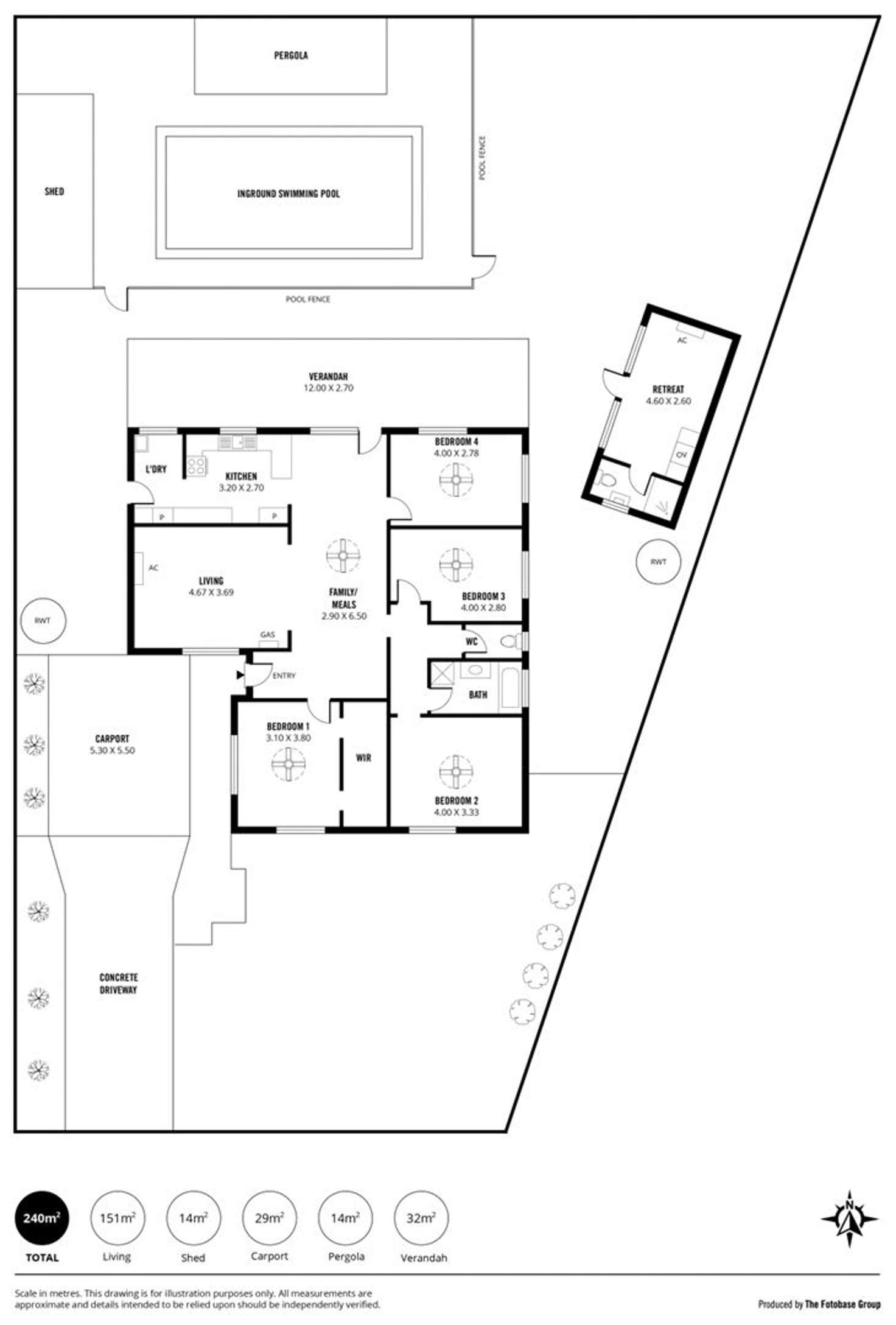 Floorplan of Homely house listing, 40 Wahroonga Avenue, Valley View SA 5093