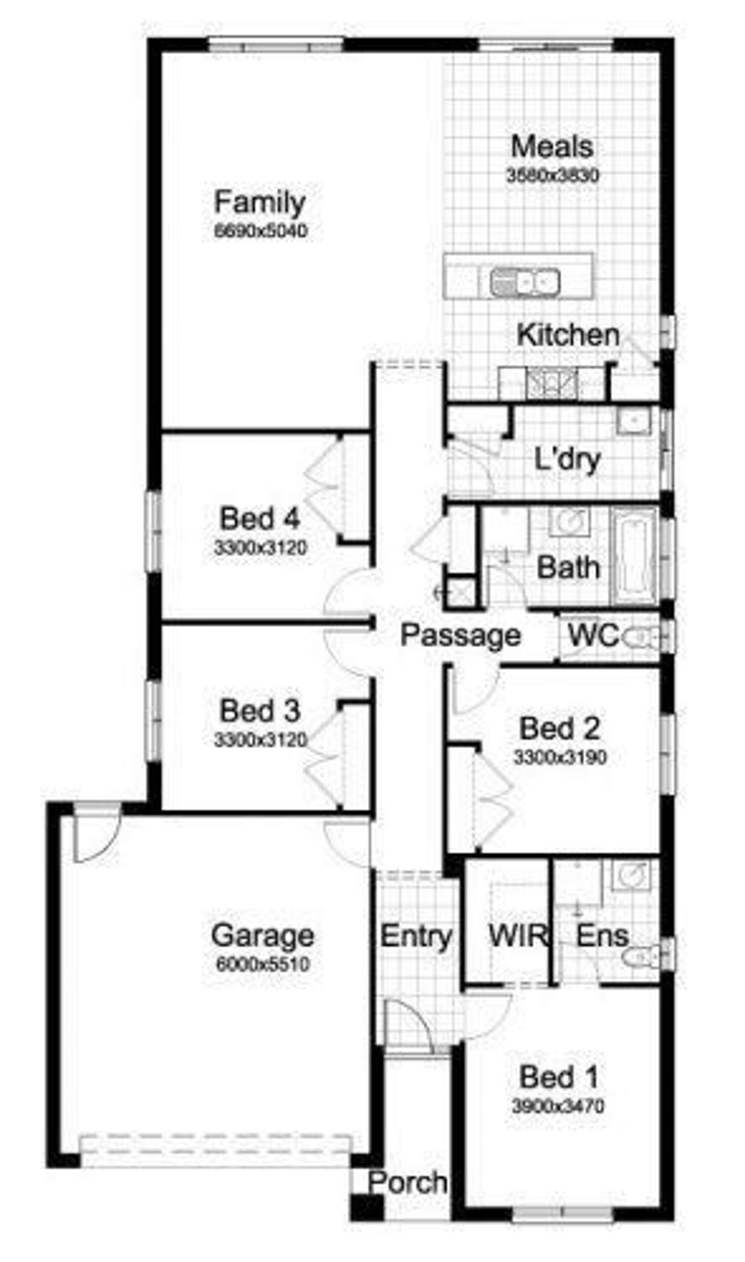 Floorplan of Homely house listing, 22 Tripani Avenue, Lalor VIC 3075