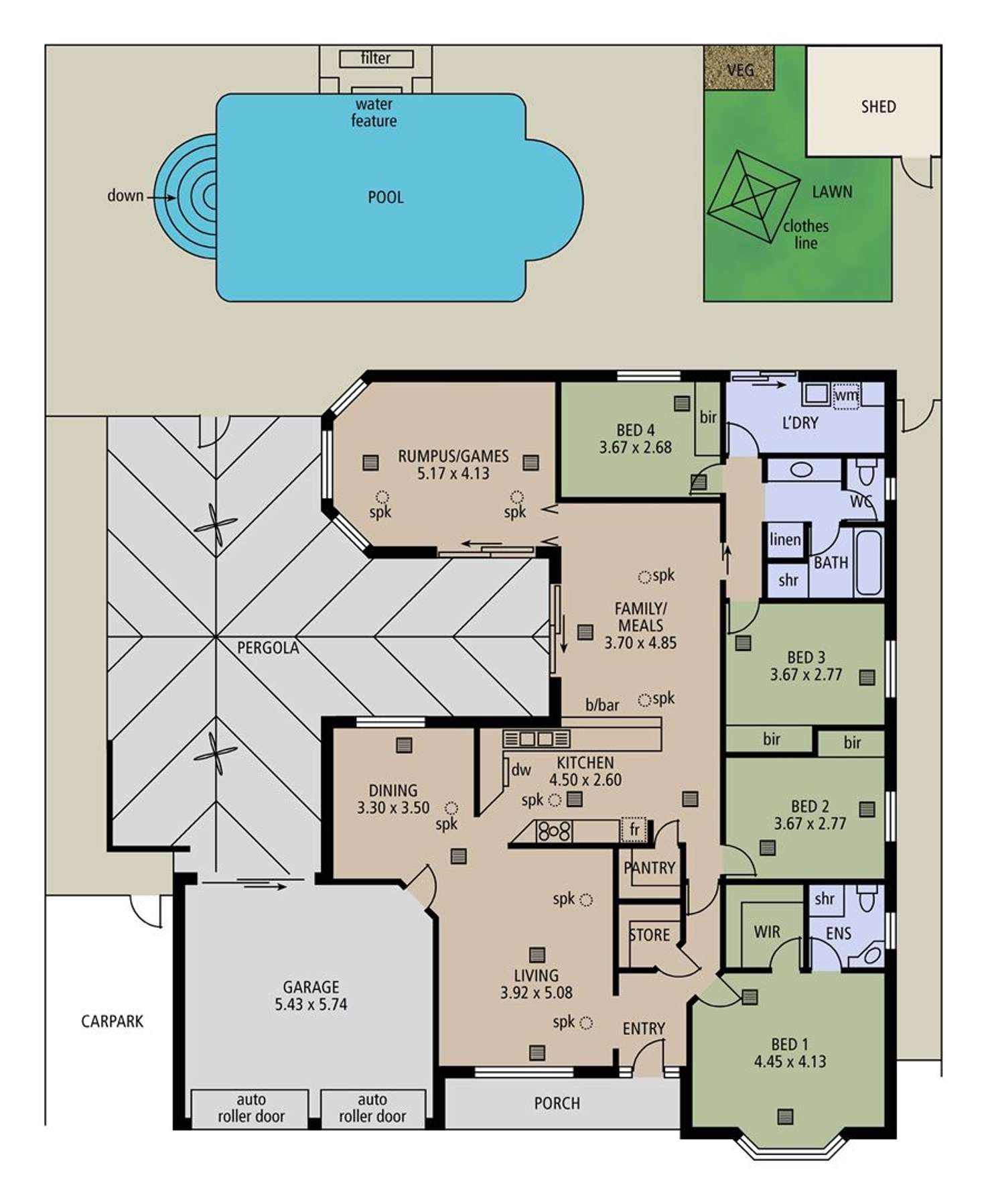 Floorplan of Homely house listing, 27 Glen Eyre Court, Aberfoyle Park SA 5159
