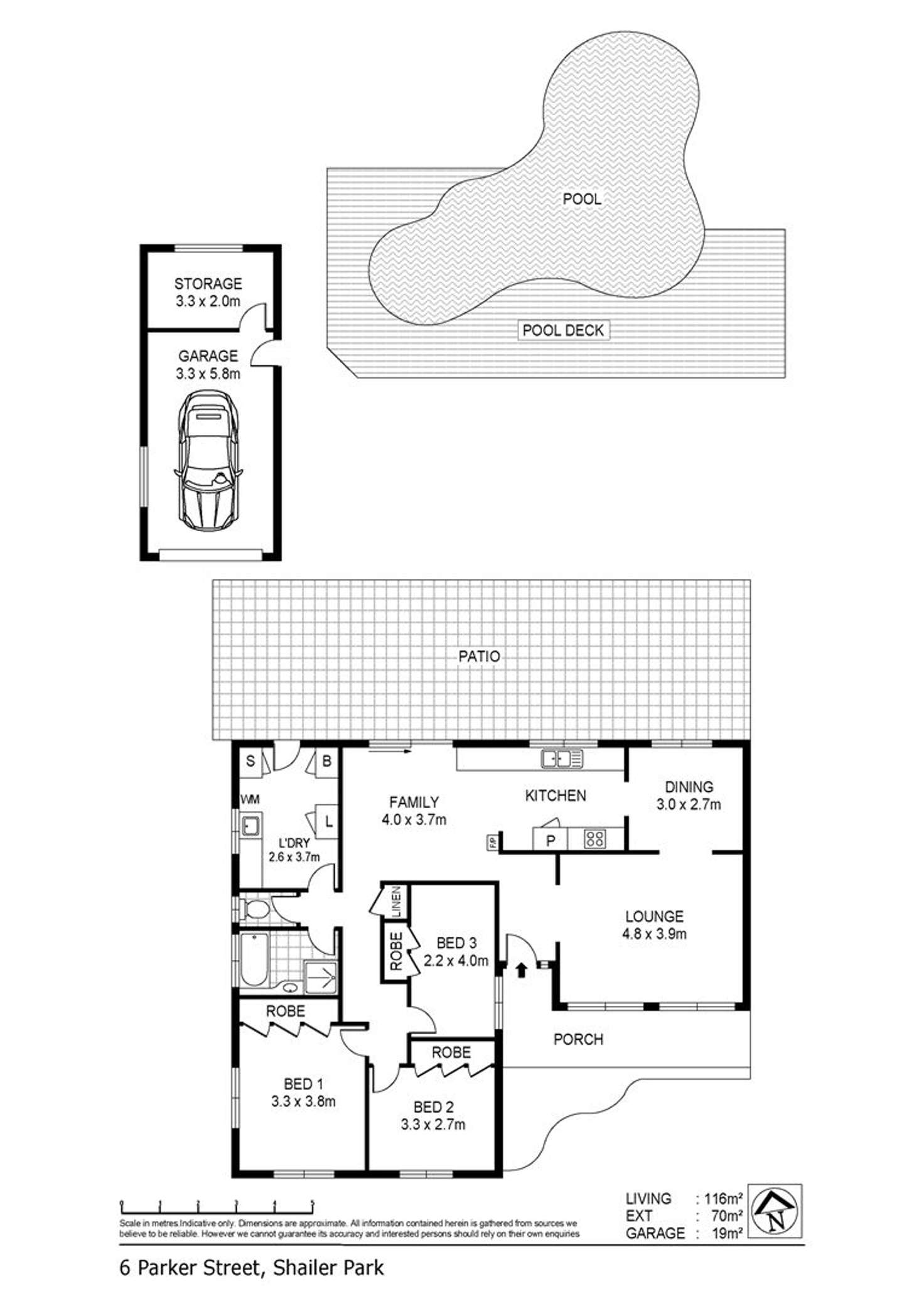 Floorplan of Homely house listing, 6 Parker Street, Shailer Park QLD 4128