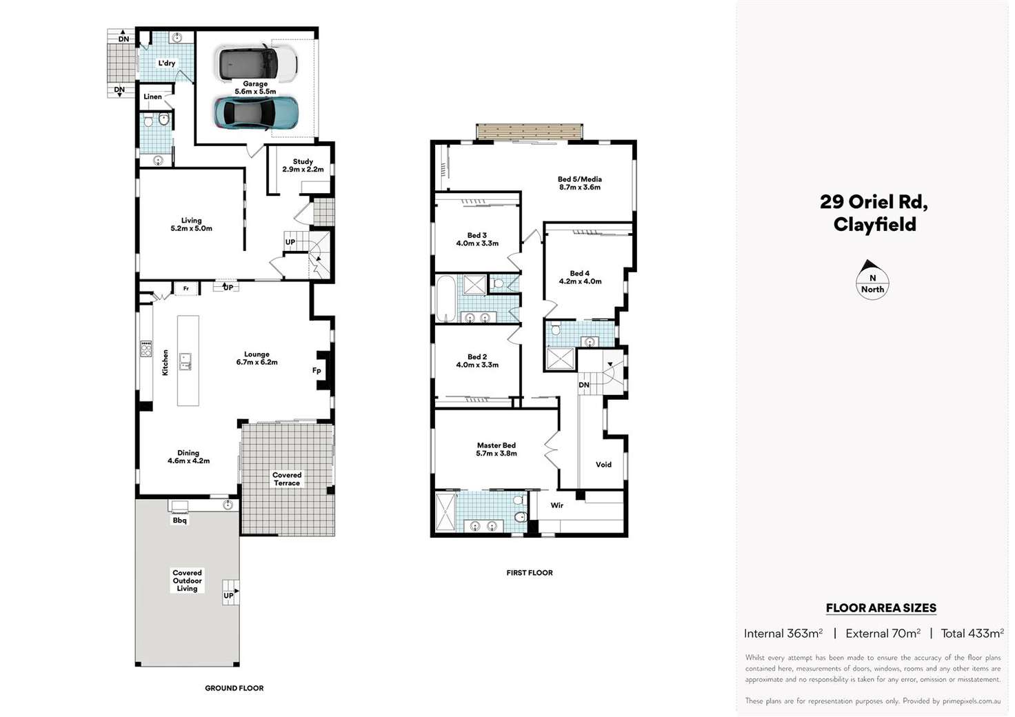 Floorplan of Homely house listing, 29 Oriel Road, Clayfield QLD 4011