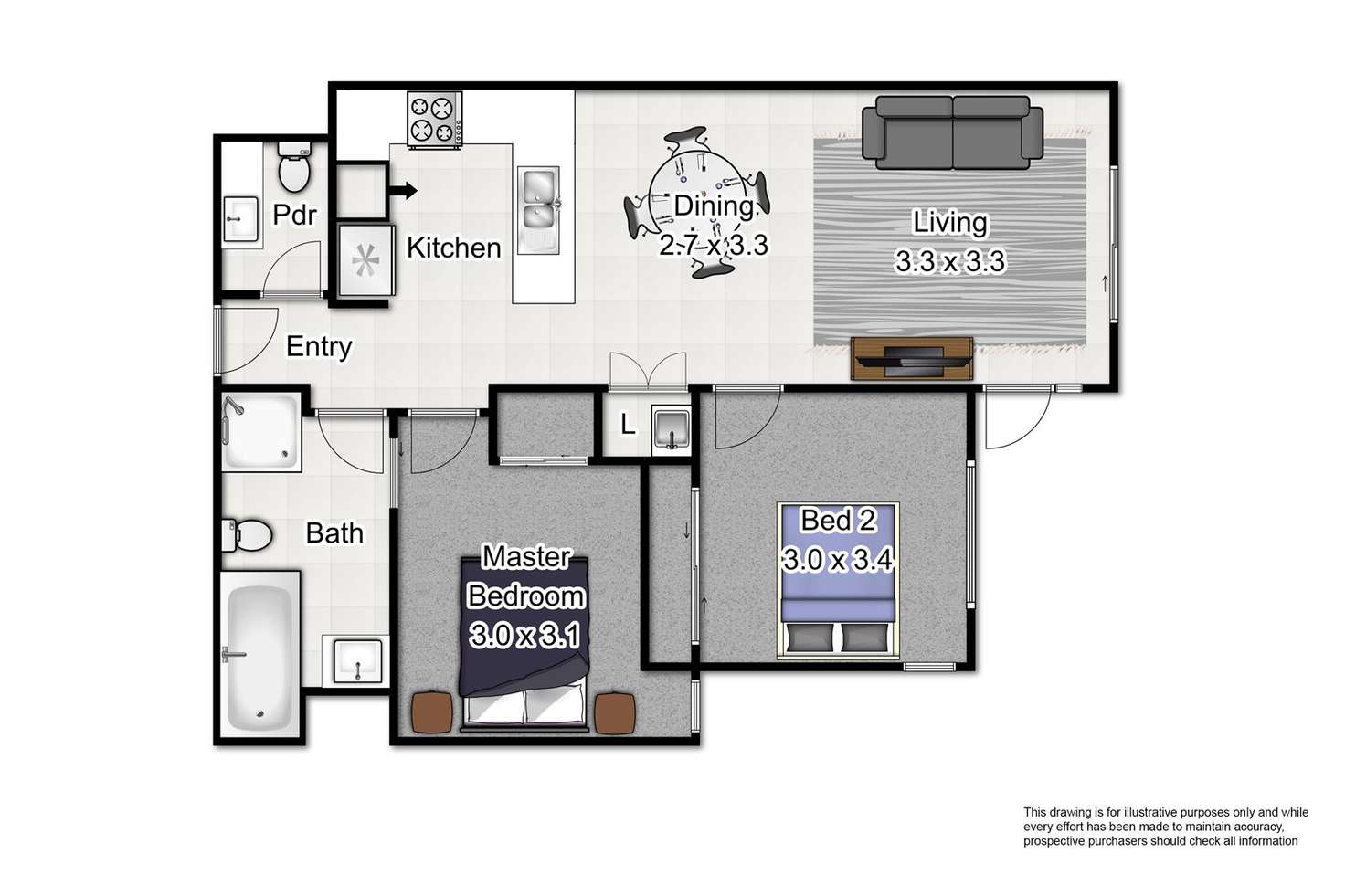 Floorplan of Homely apartment listing, G3/315-319 Huntingdale Road, Chadstone VIC 3148