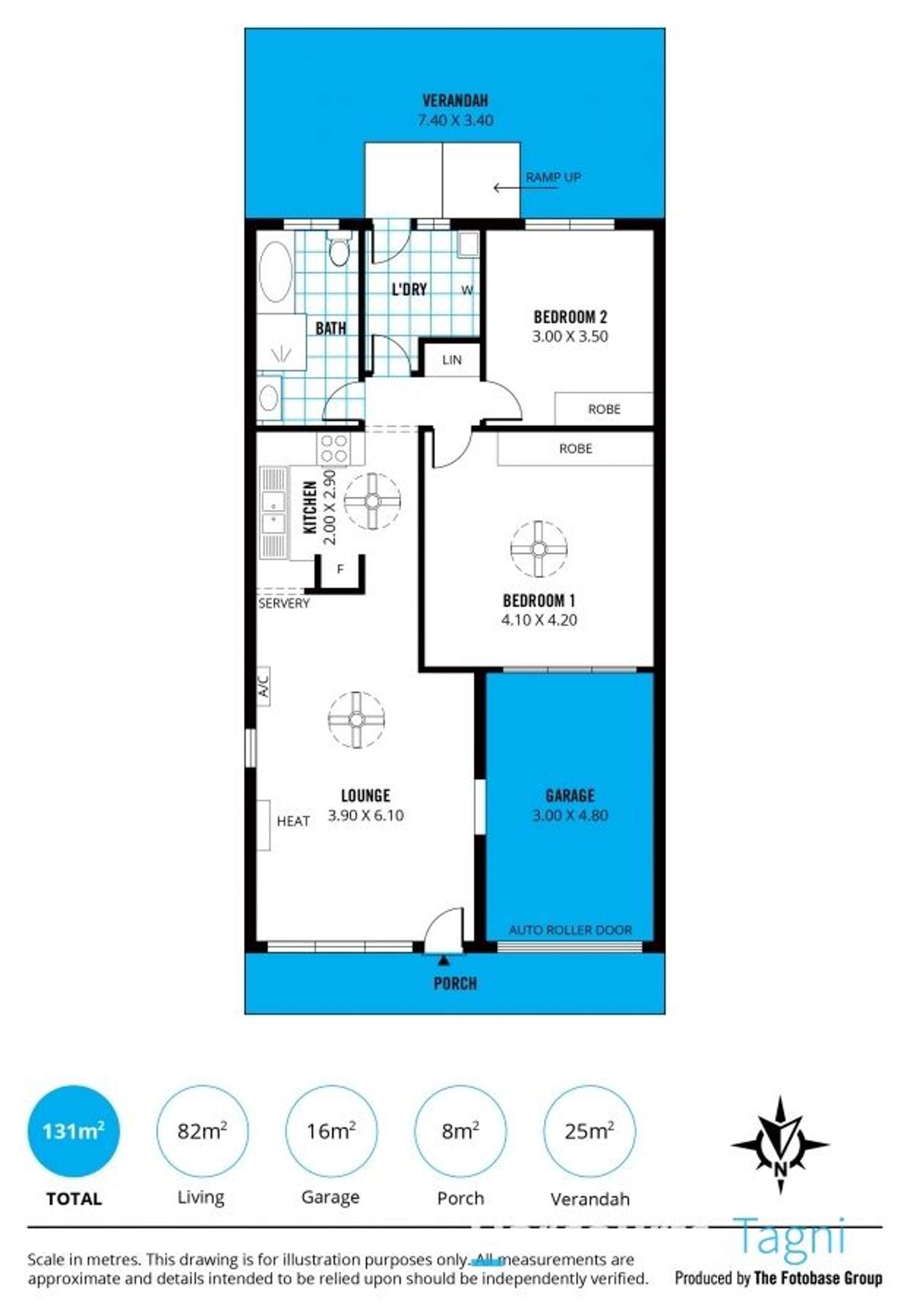Floorplan of Homely unit listing, 4/235 Brodie Road, Morphett Vale SA 5162