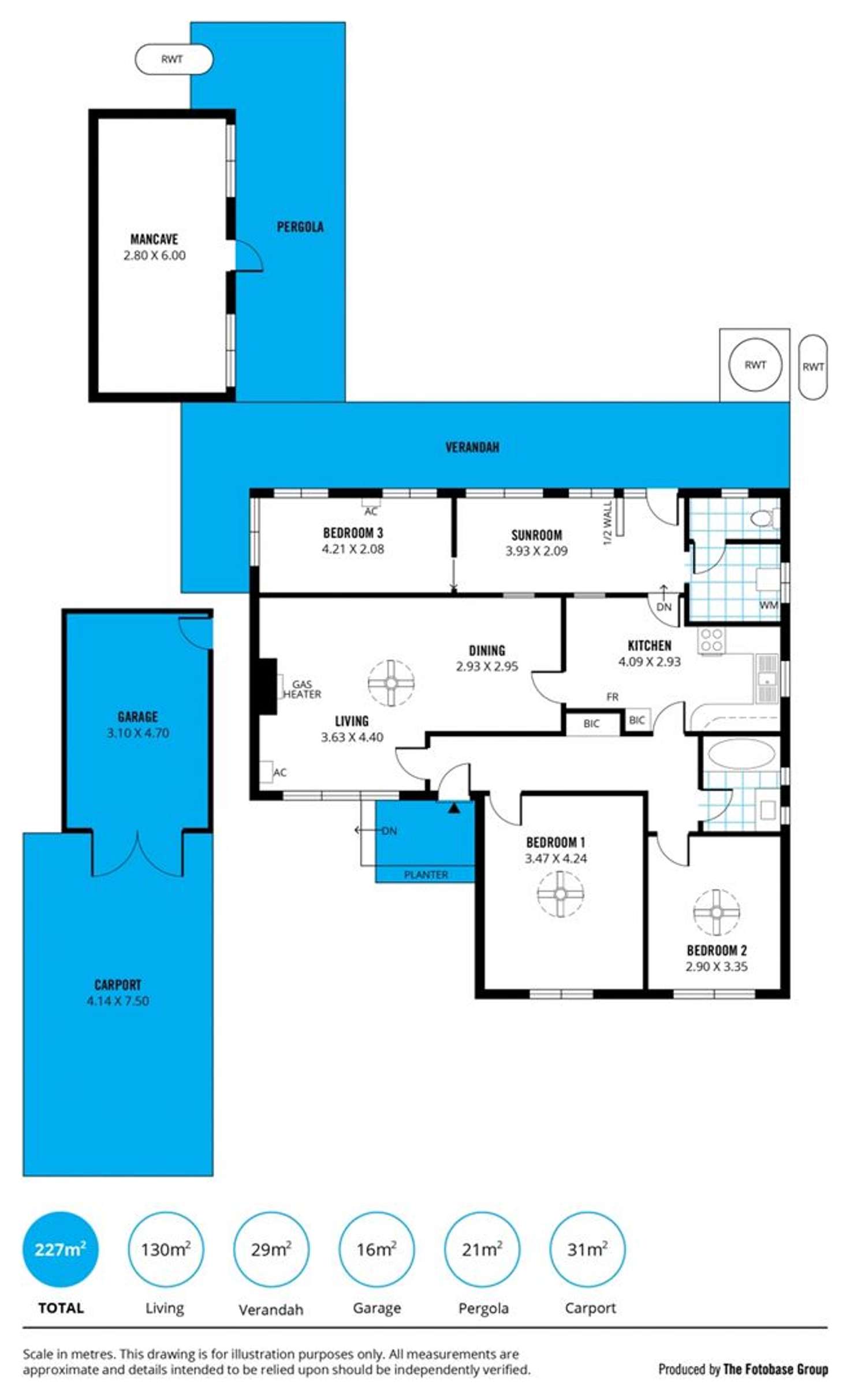 Floorplan of Homely house listing, 66 Australian Ave, Clovelly Park SA 5042