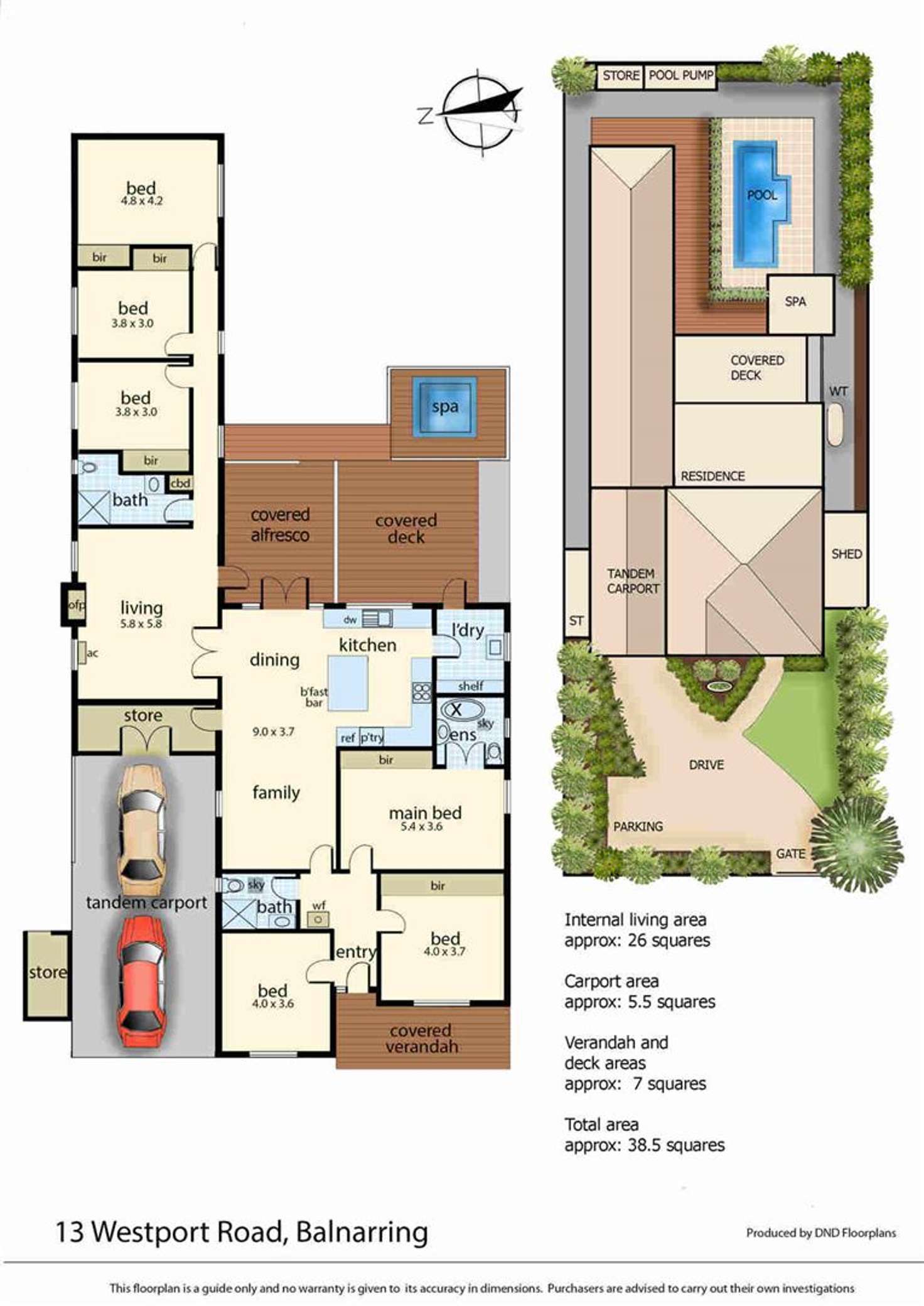 Floorplan of Homely house listing, 13 Westport Road, Balnarring VIC 3926