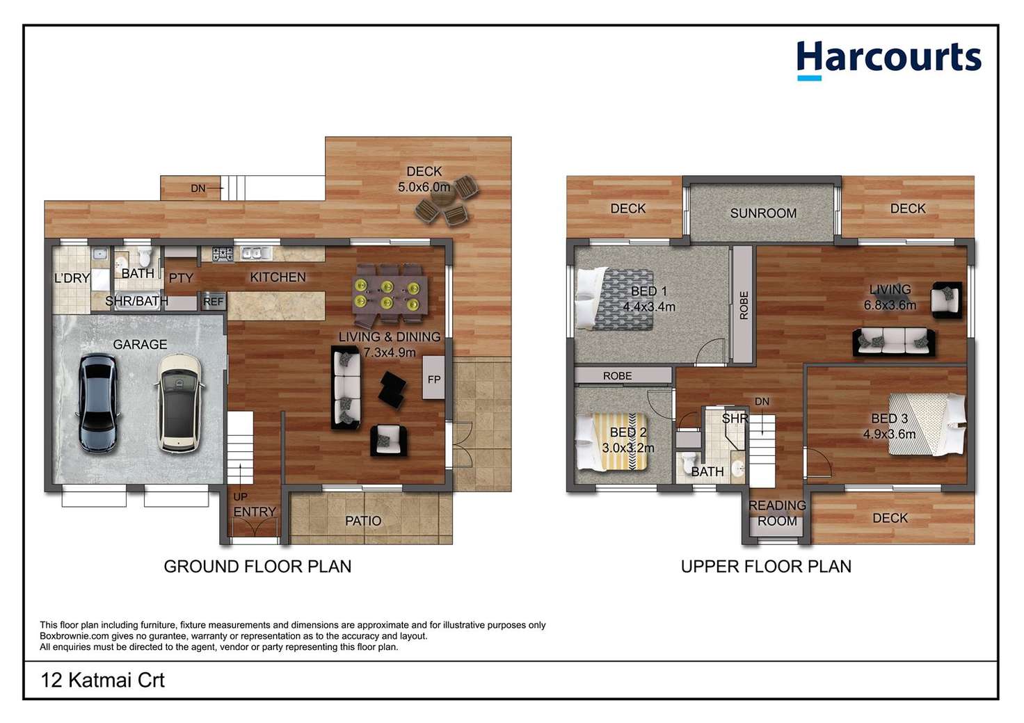 Floorplan of Homely house listing, 12 Katmai Crt, Tamborine Mountain QLD 4272