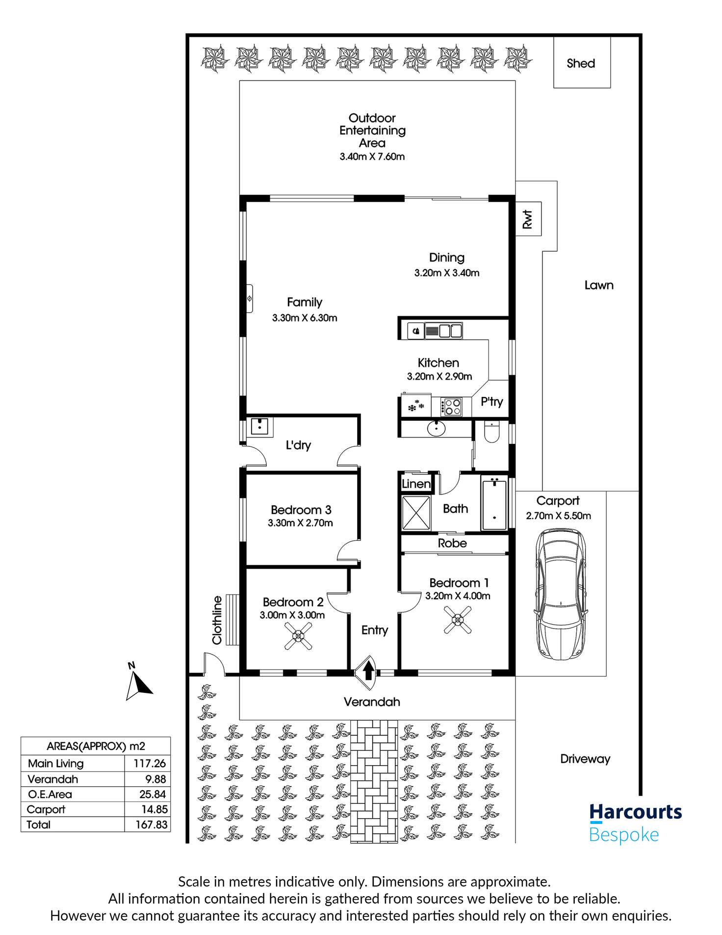 Floorplan of Homely house listing, 13 Wirunda Court, Ingle Farm SA 5098