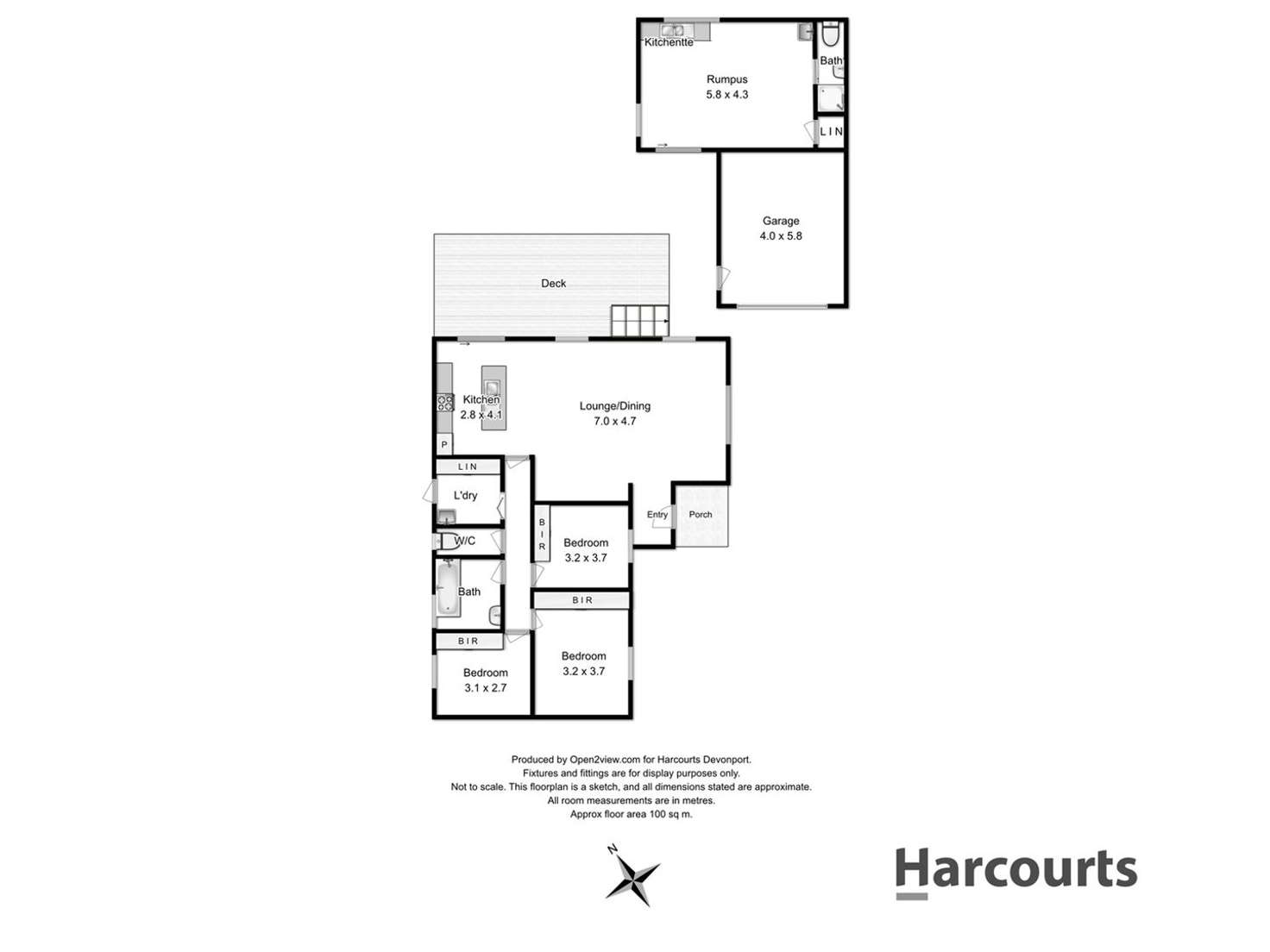 Floorplan of Homely house listing, 8 Lawrence Drive, Devonport TAS 7310