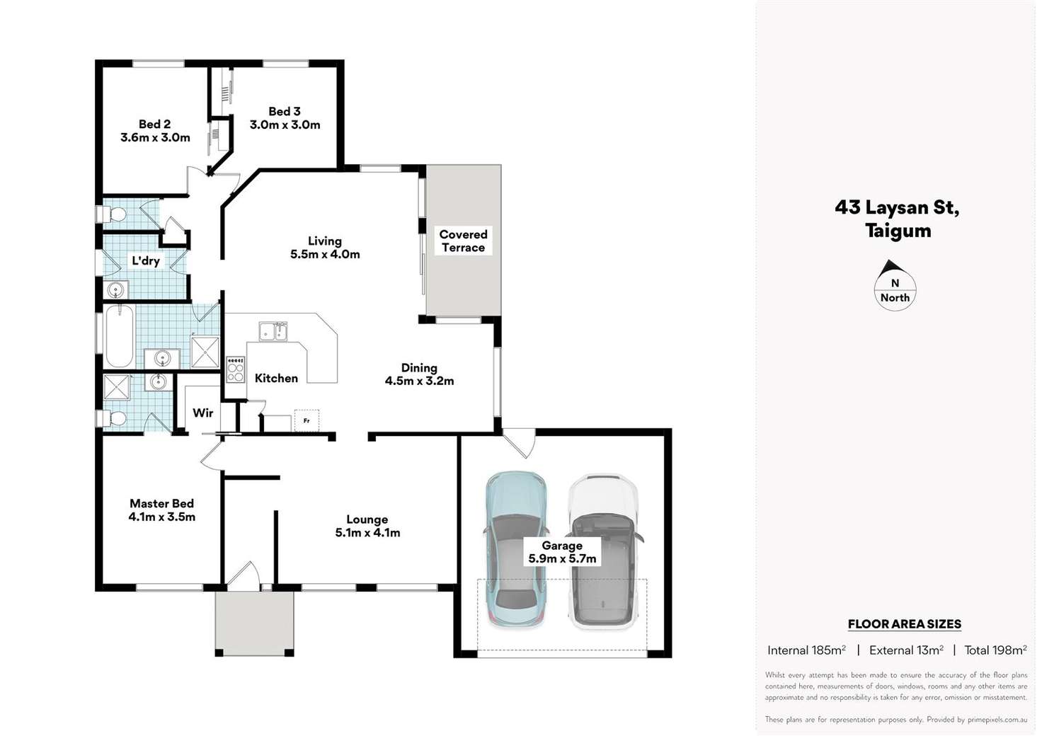 Floorplan of Homely house listing, 43 Laysan Street, Taigum QLD 4018