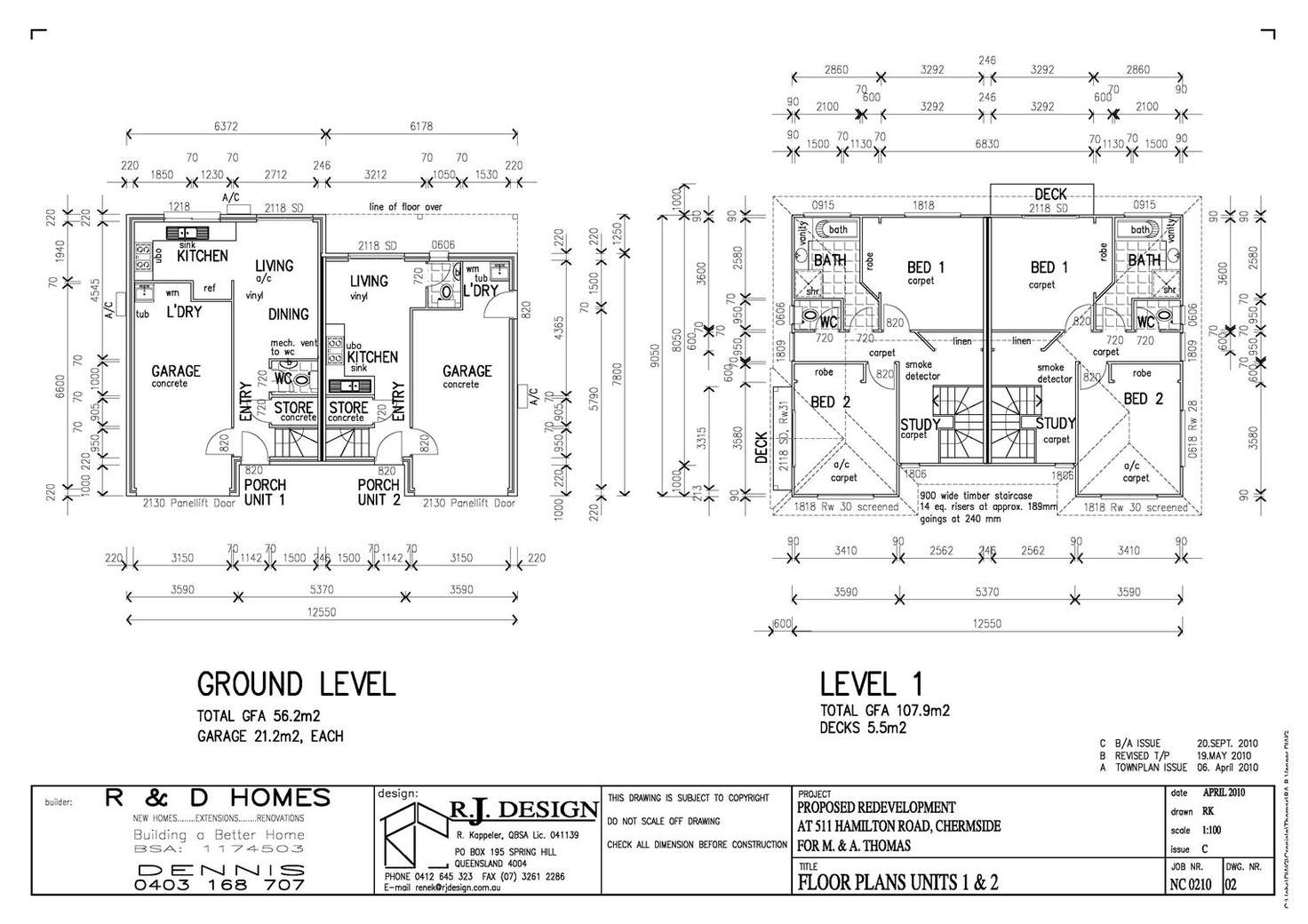 Floorplan of Homely blockOfUnits listing, 1-4/511 Hamilton Road, Chermside QLD 4032