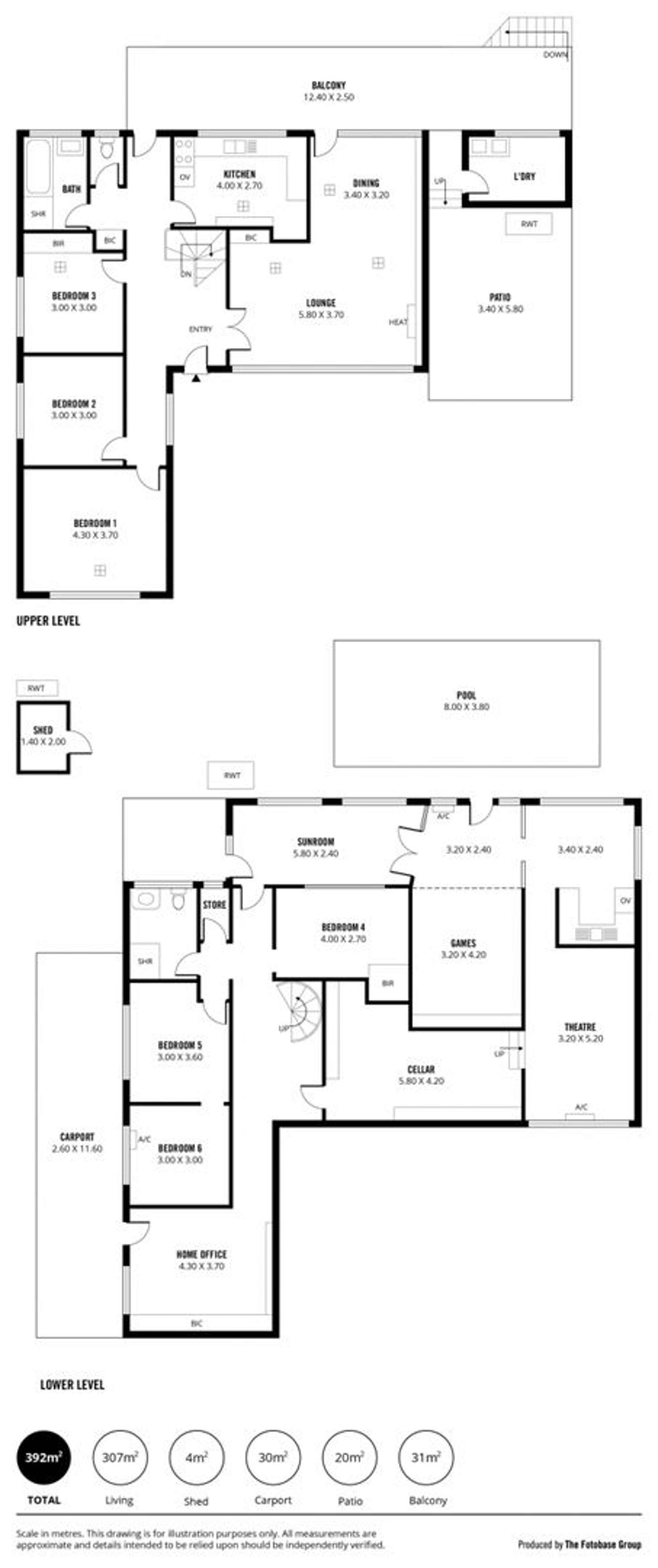 Floorplan of Homely house listing, 33 Crompton Drive, Wattle Park SA 5066