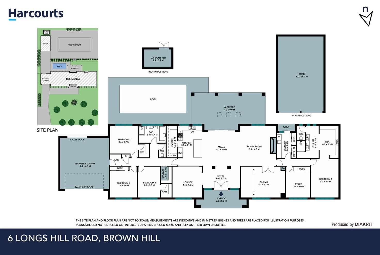 Floorplan of Homely house listing, 6 Longs Hill Road, Brown Hill VIC 3350