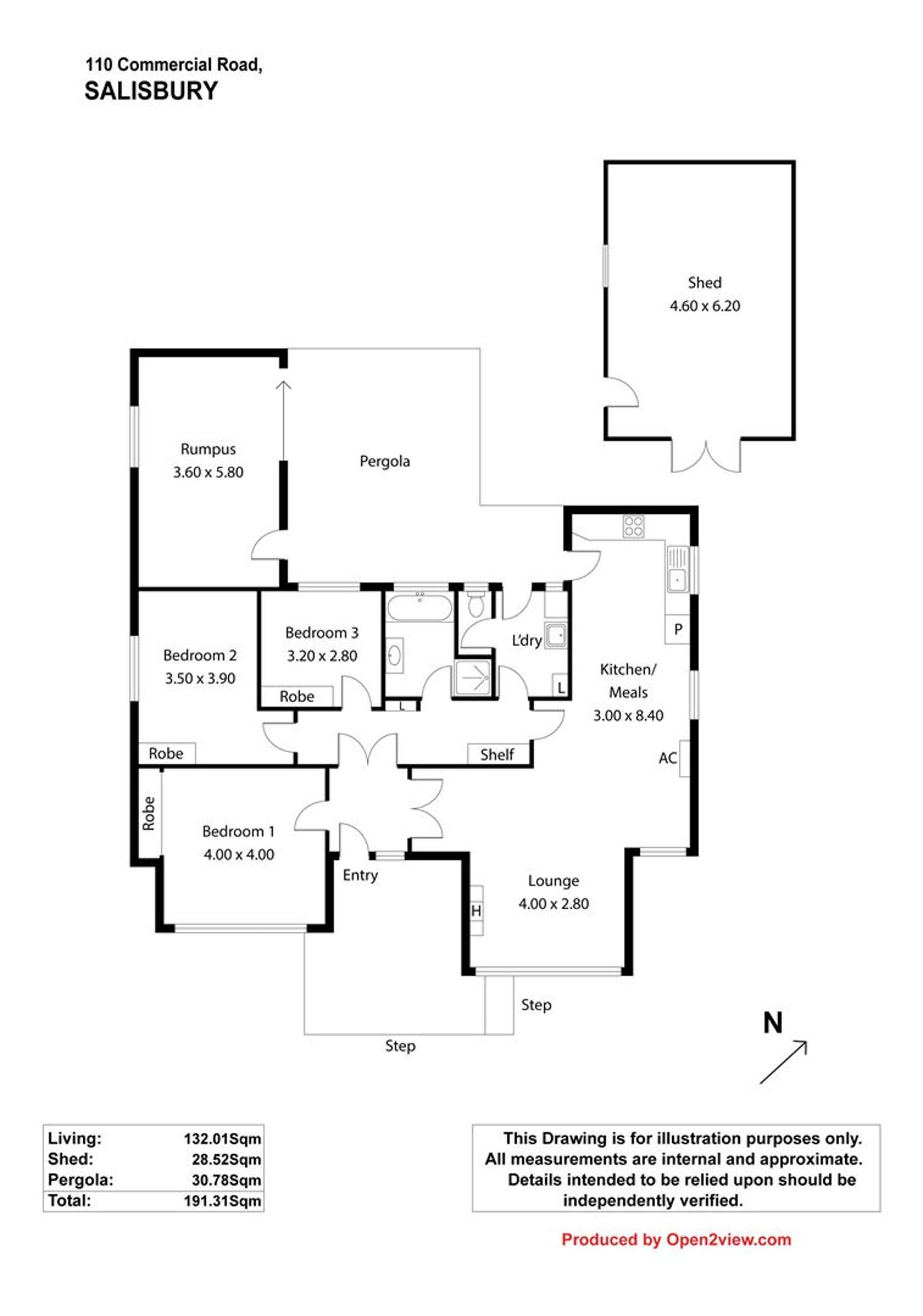 Floorplan of Homely house listing, 13-15 Wright Street, Salisbury SA 5108