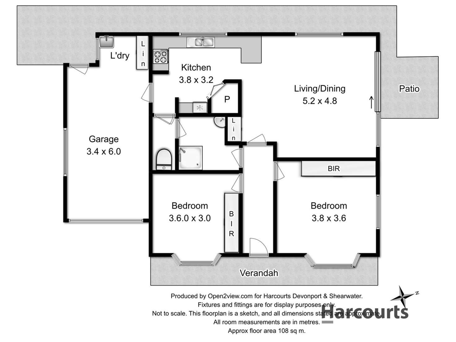 Floorplan of Homely villa listing, 3/113 Gunn Street, Devonport TAS 7310