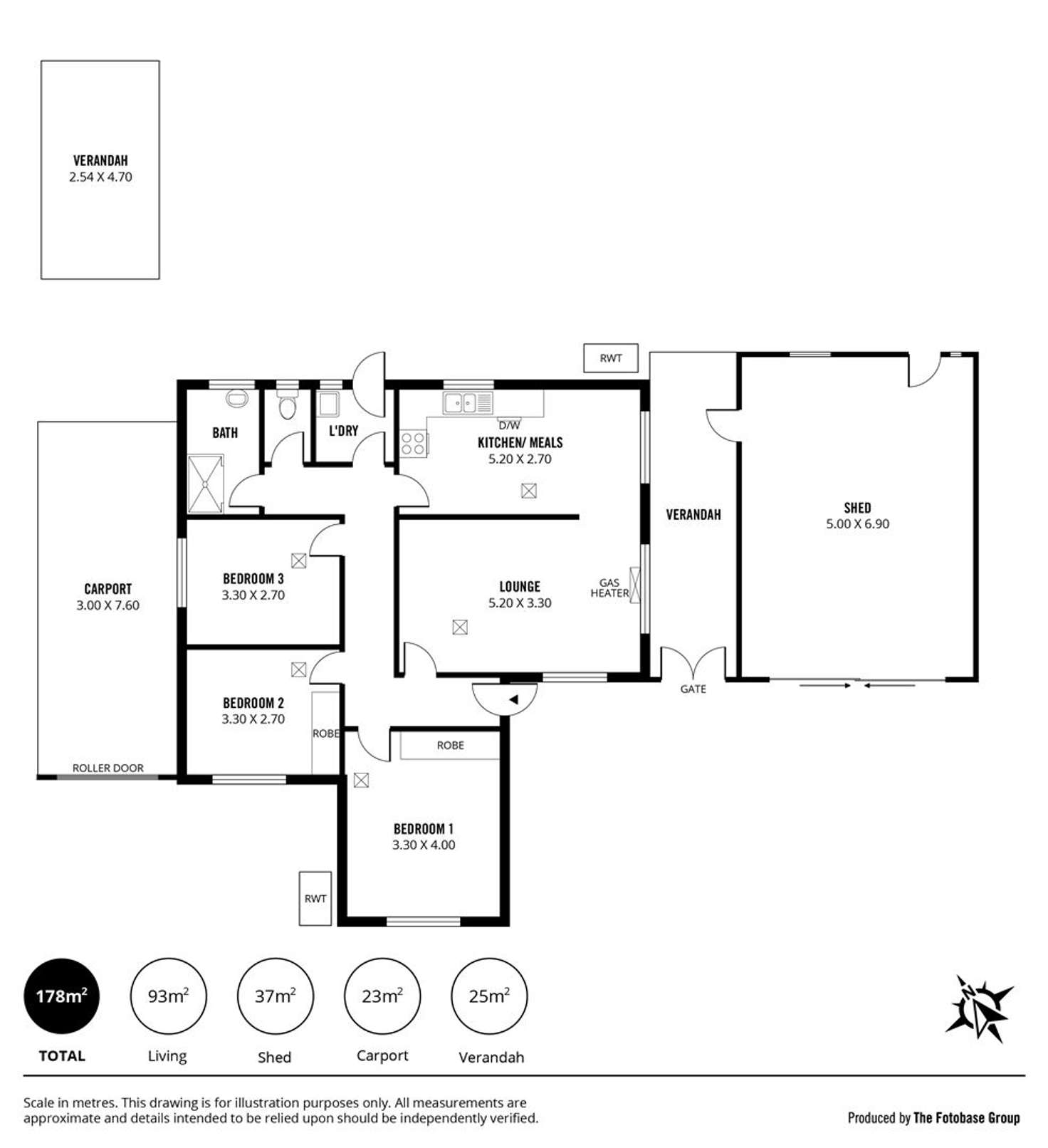 Floorplan of Homely house listing, 16 Petunia Avenue, Pooraka SA 5095