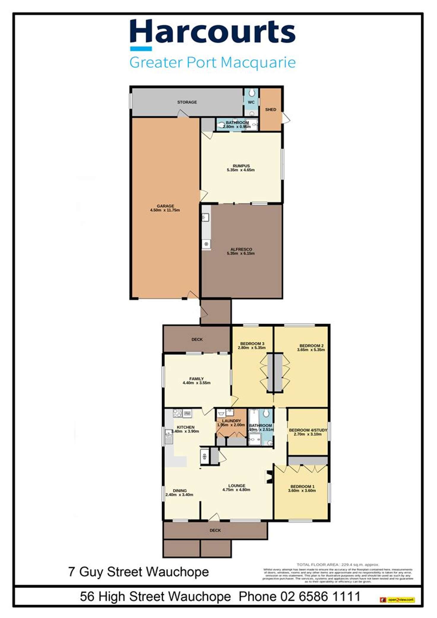 Floorplan of Homely house listing, 7 Guy Street, Wauchope NSW 2446