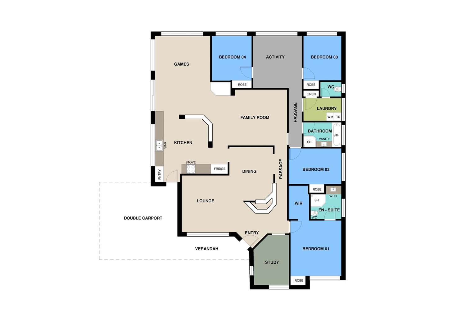 Floorplan of Homely house listing, 20 Callander Avenue, Kinross WA 6028