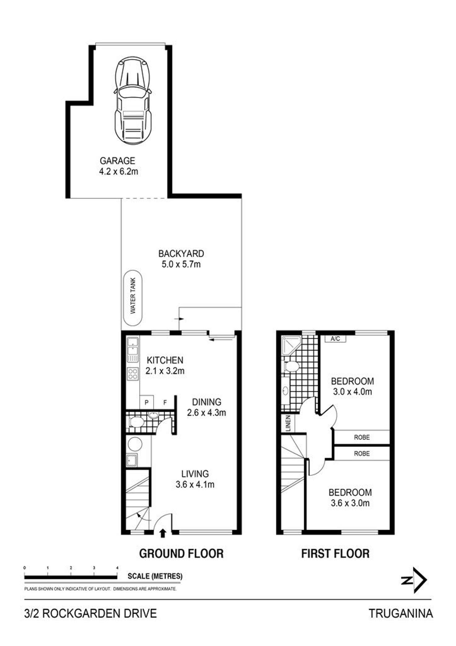 Floorplan of Homely townhouse listing, 3/2 Rockgarden Drive, Truganina VIC 3029