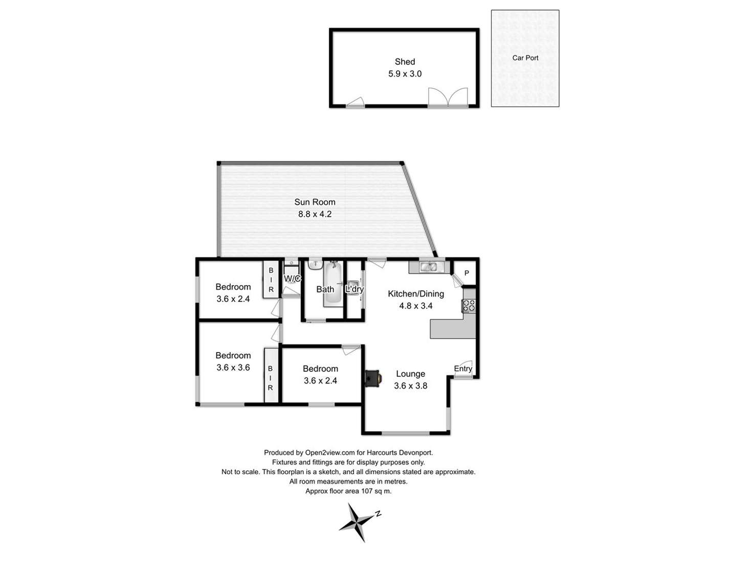 Floorplan of Homely house listing, 47 Ronald Street, Devonport TAS 7310