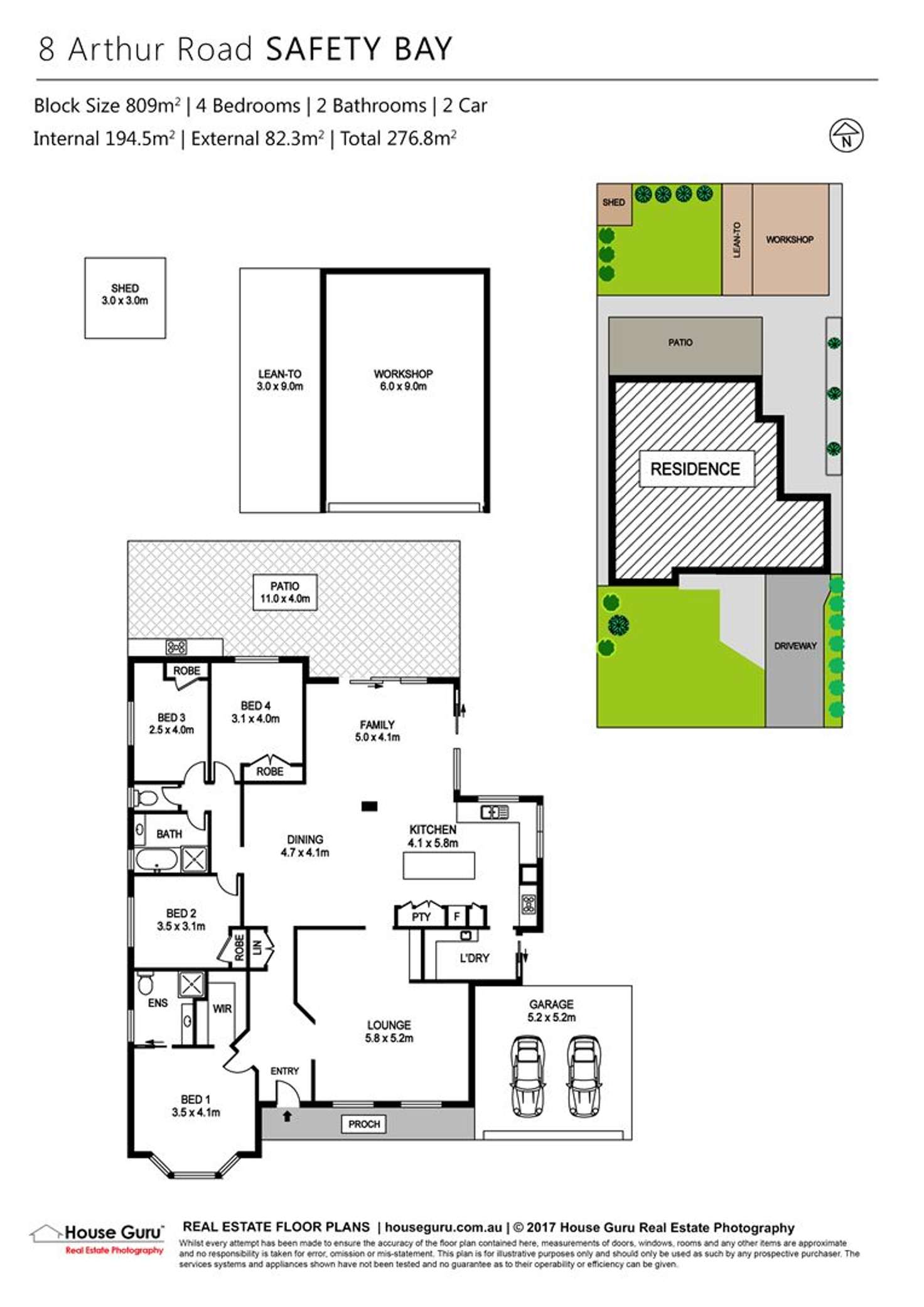 Floorplan of Homely house listing, 8 Arthur Road, Safety Bay WA 6169