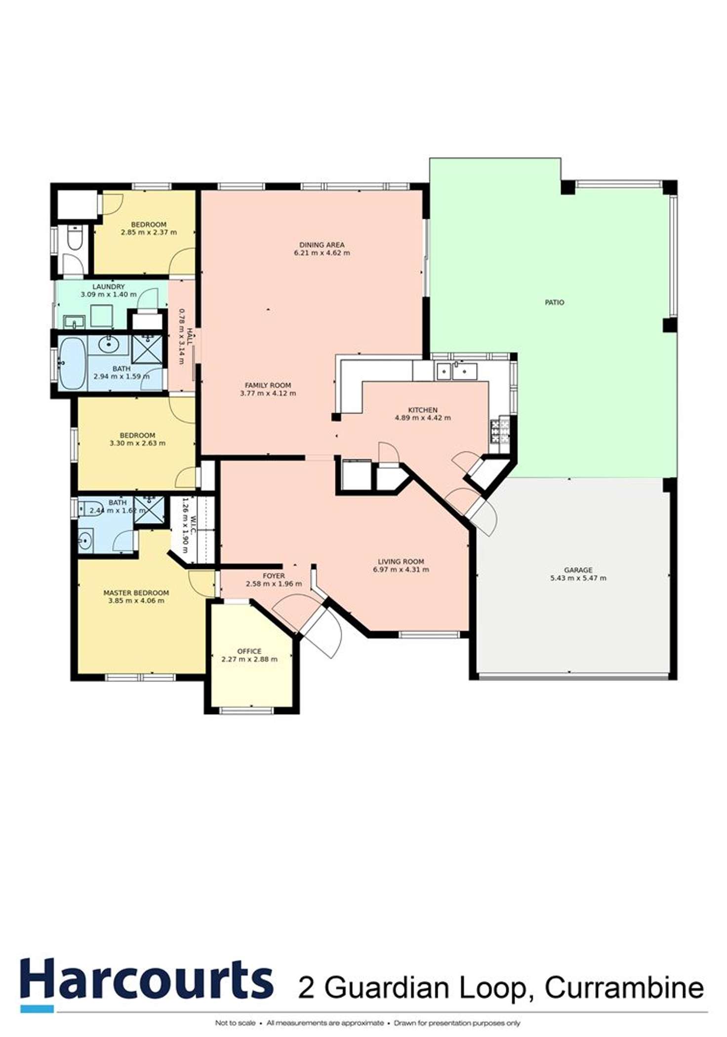 Floorplan of Homely house listing, 2 Guardian Loop, Currambine WA 6028