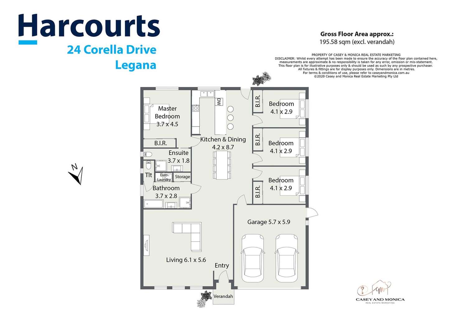 Floorplan of Homely house listing, 24 Corella Drive, Legana TAS 7277