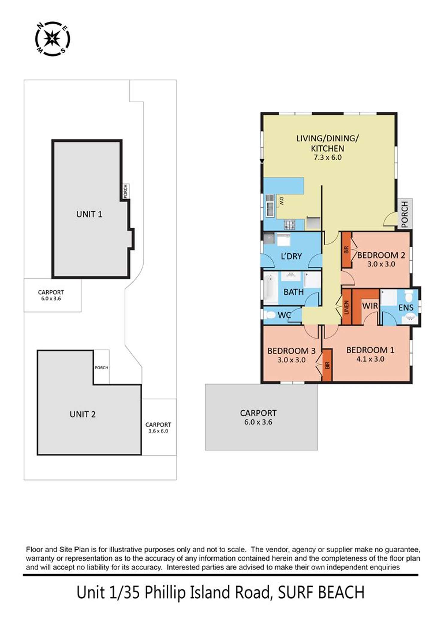 Floorplan of Homely house listing, 35 Phillip Island Road, Surf Beach VIC 3922